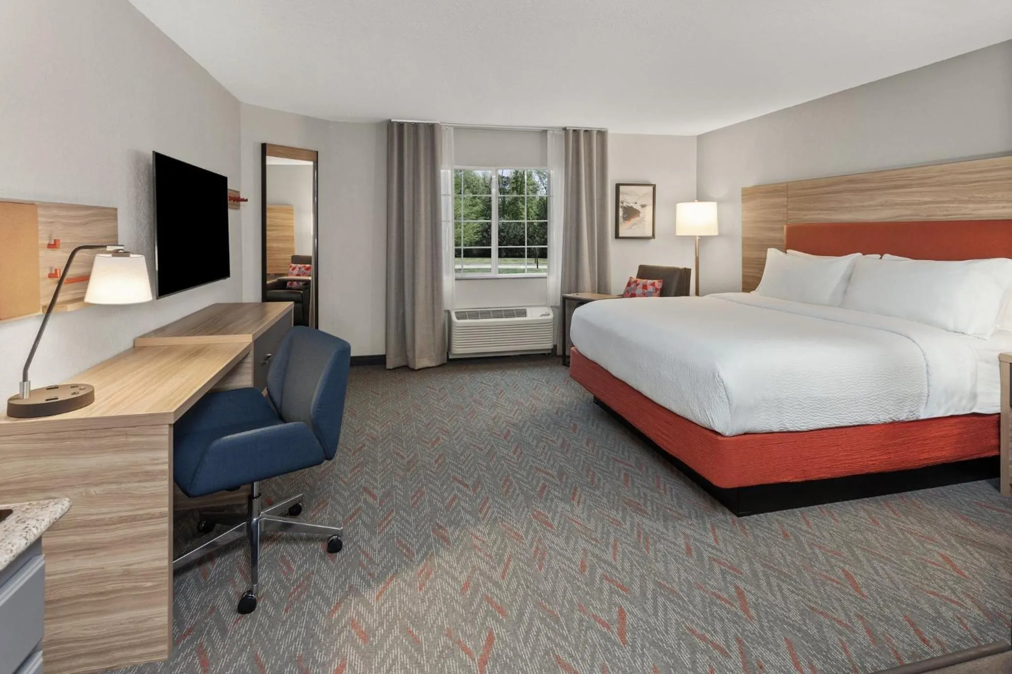 Photo of the whole room, Bed in Candlewood Suites Elgin – Northwest Chicago by IHG