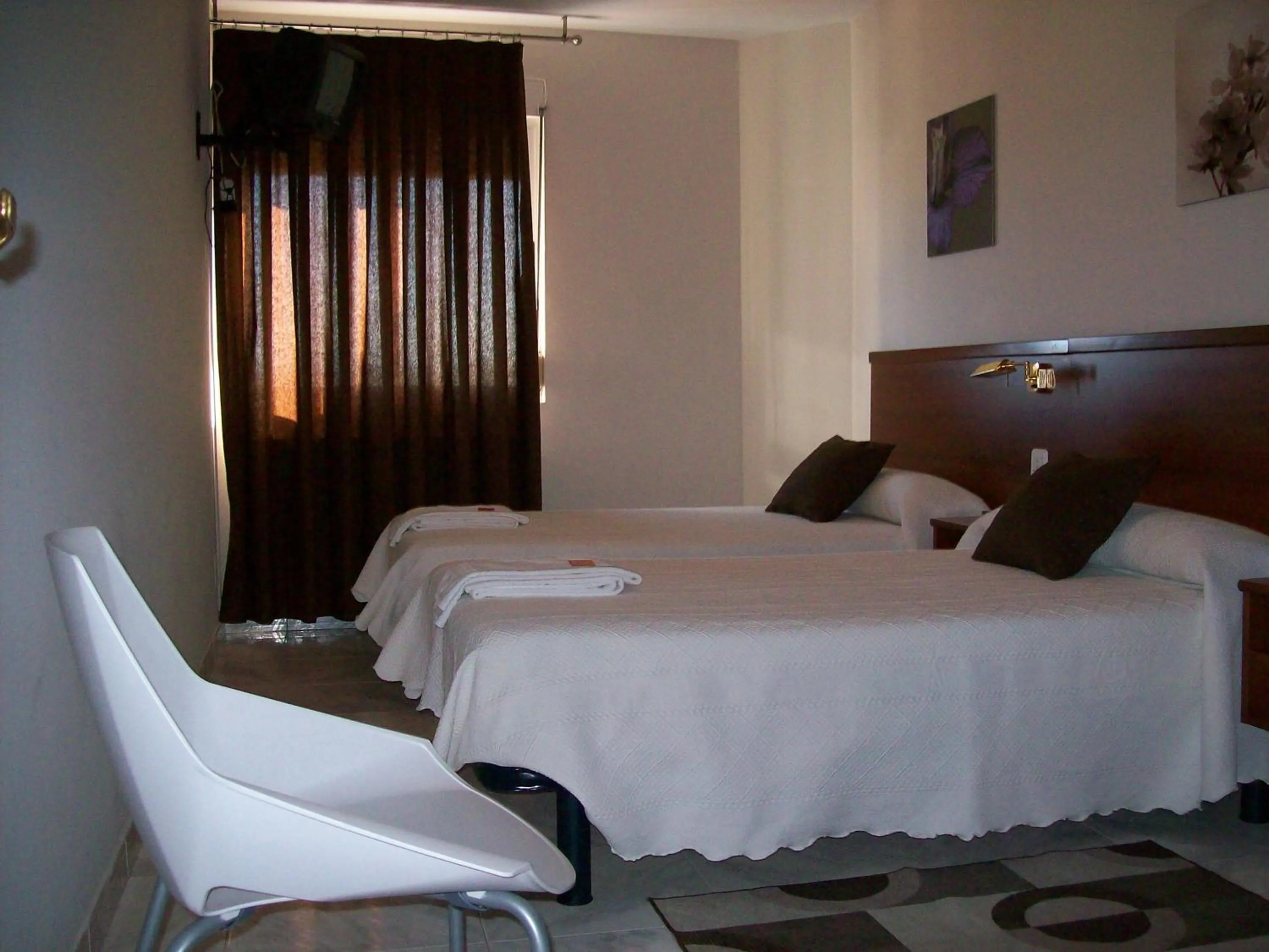 Twin Room with Private Bathroom in Hostal Cerecedo