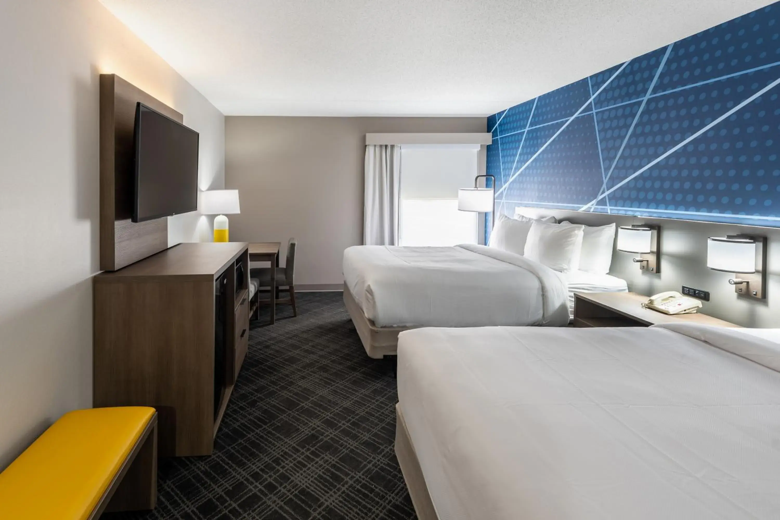 Queen Room with Two Queen Beds and Roll-In Shower - Accessible/Non Smoking in Comfort Inn & Suites Fishers - Indianapolis Queen Room with Two Queen Beds and Roll-In Shower - Accessible/Non Smoking in Comfort Inn & Suites Fishers - Indianapolis