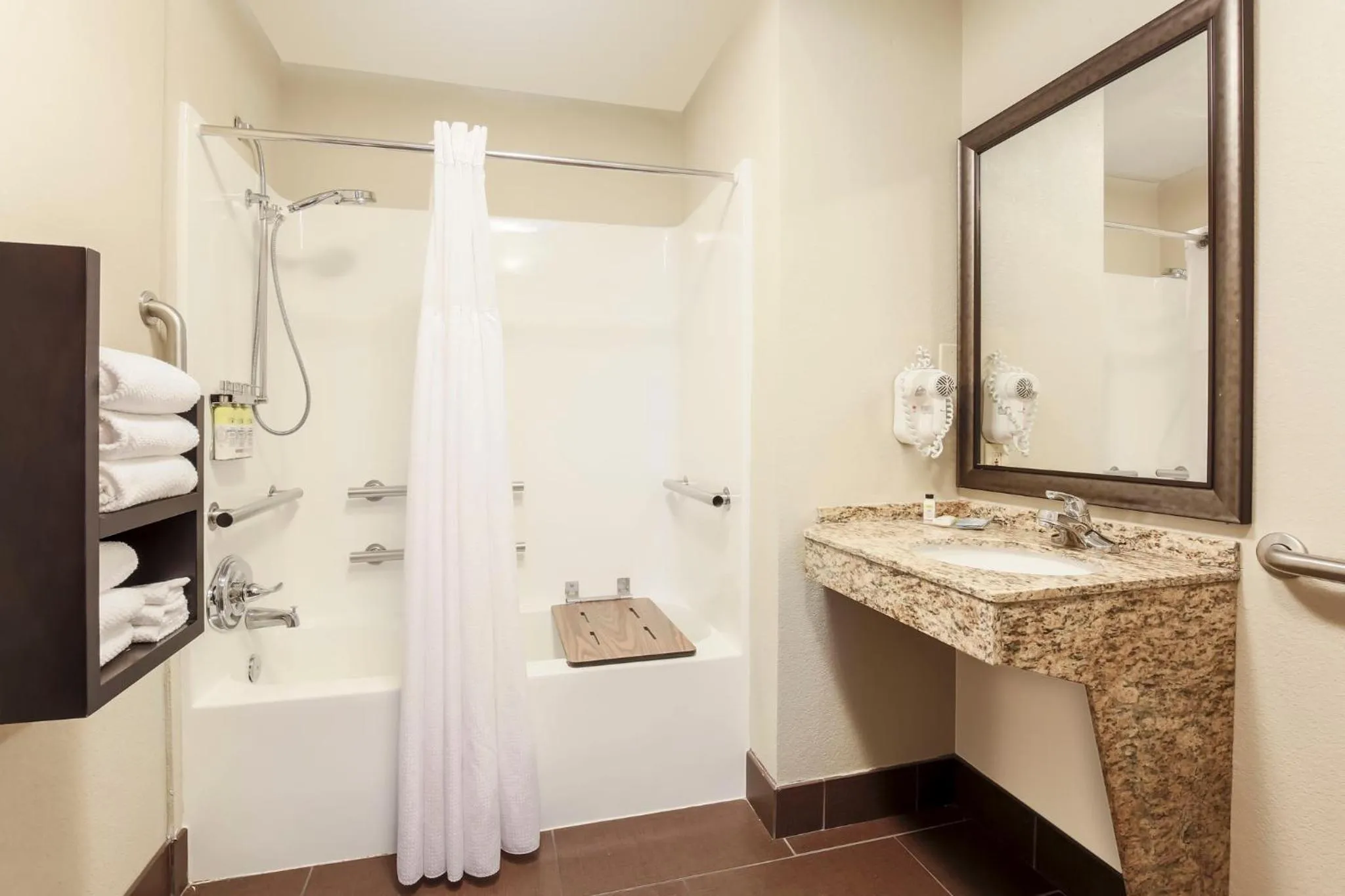 Bathroom in Staybridge Suites Columbus-Dublin by IHG