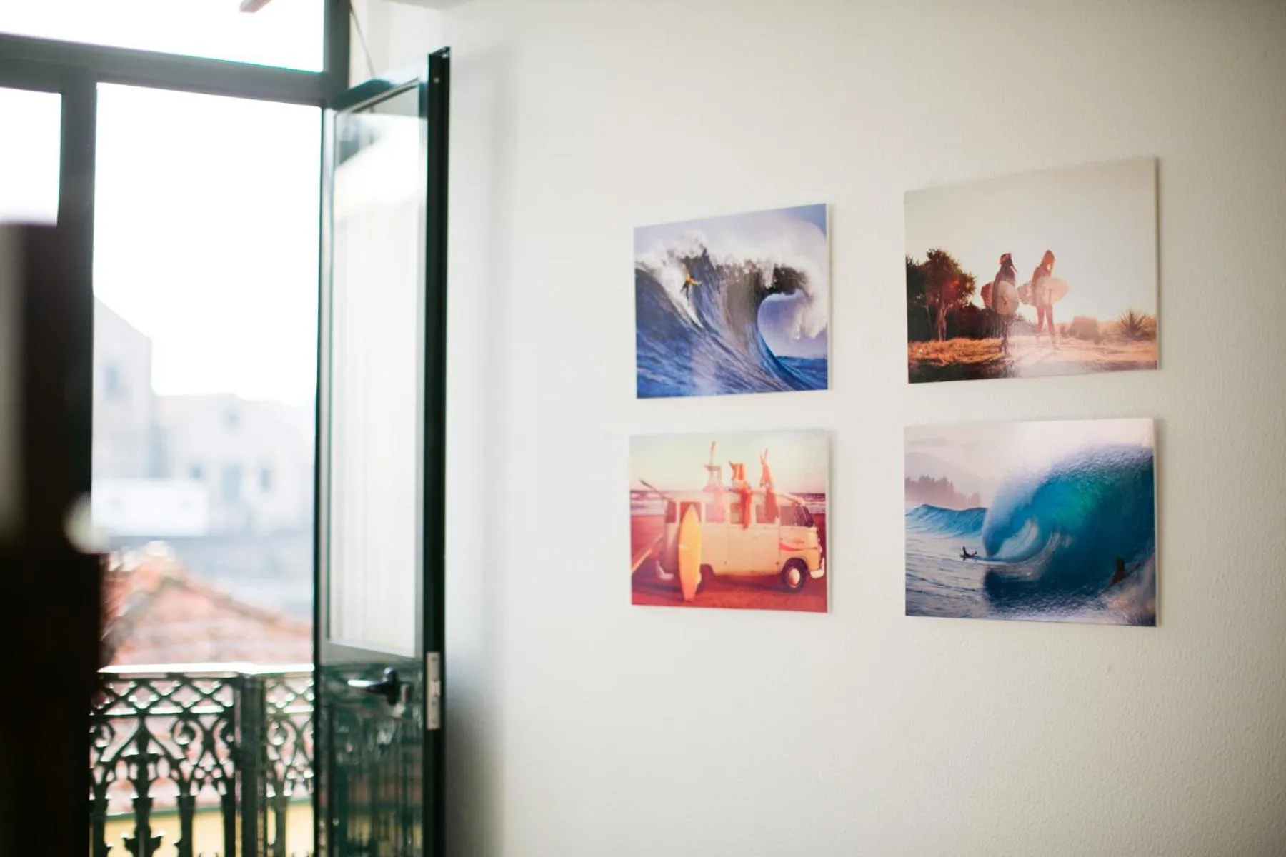 Decorative detail in Douro Surf Hostel