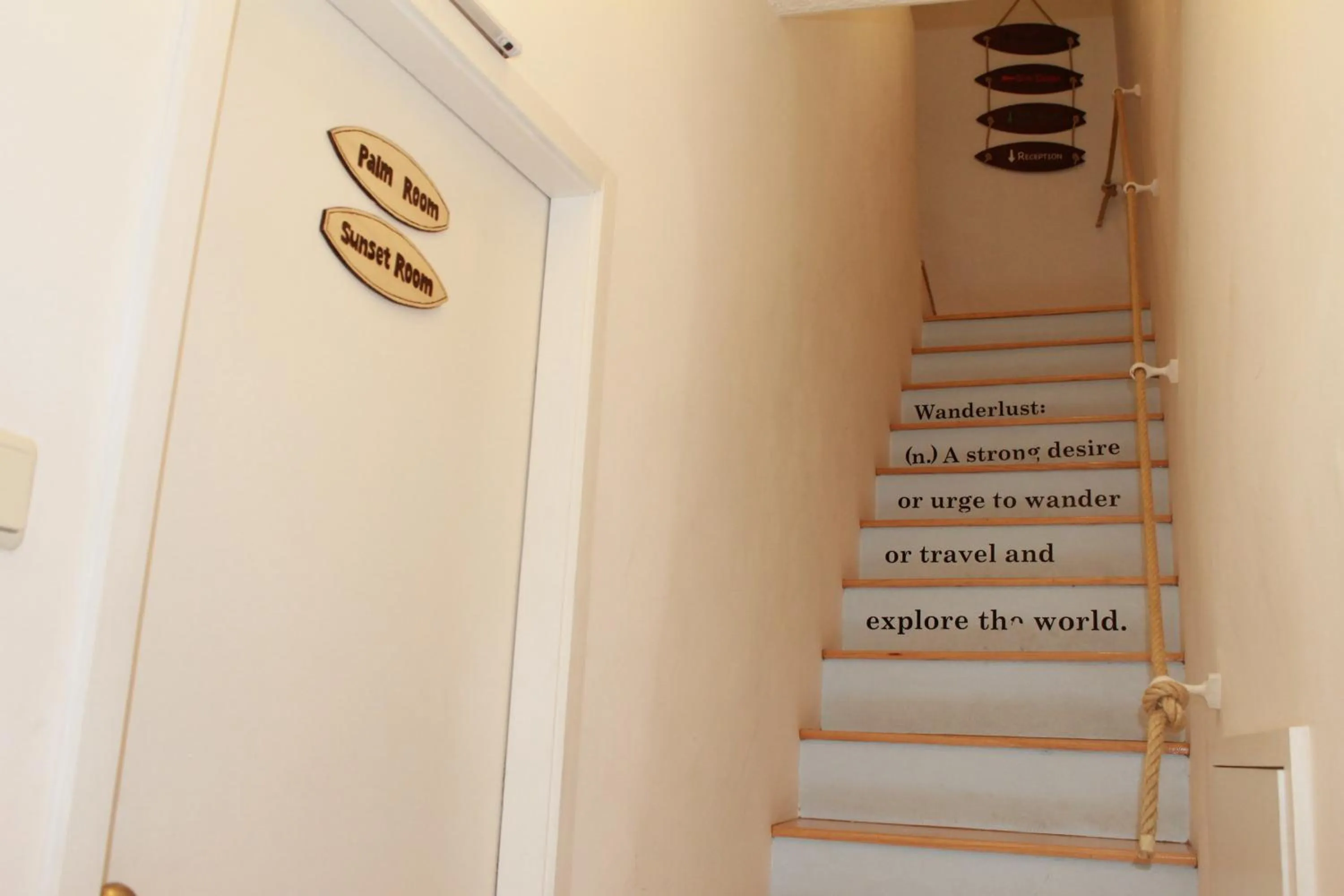 Decorative detail in Douro Surf Hostel