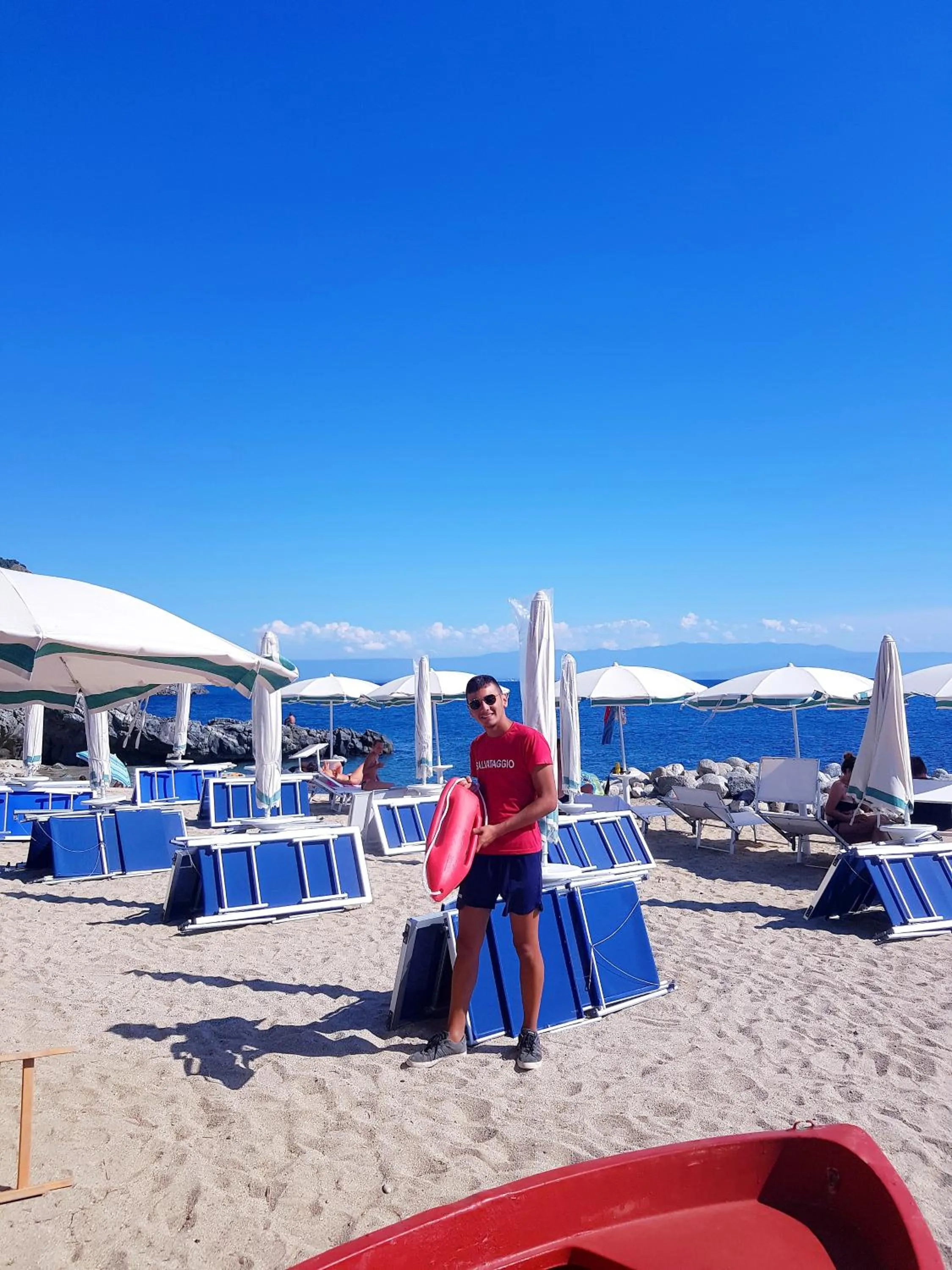 People in HOTEL MERCURIO SUL MARE - Fish restaurant and private beach