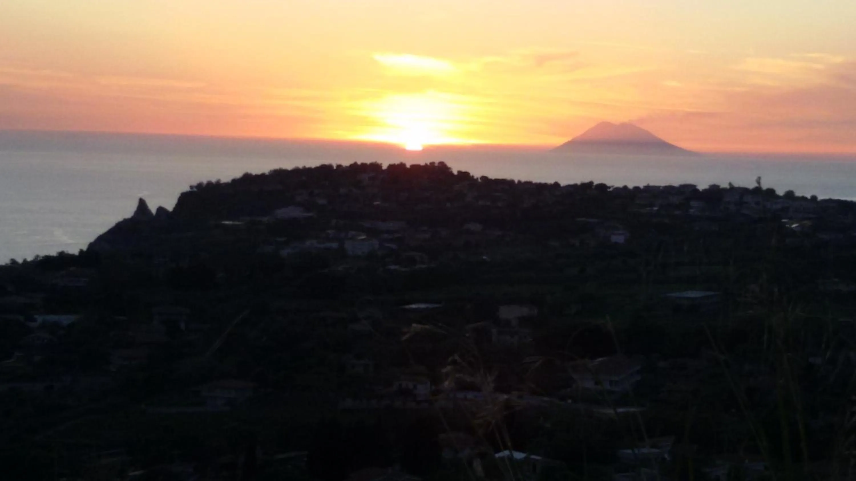 Sunset in HOTEL MERCURIO SUL MARE - Fish restaurant and private beach