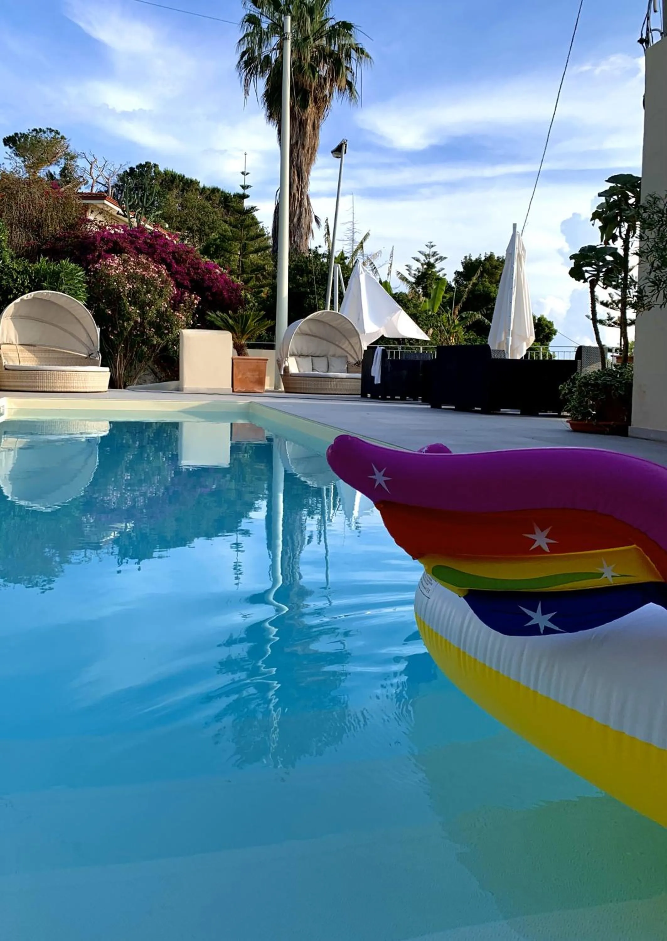 Swimming pool in HOTEL MERCURIO SUL MARE - Fish restaurant and private beach