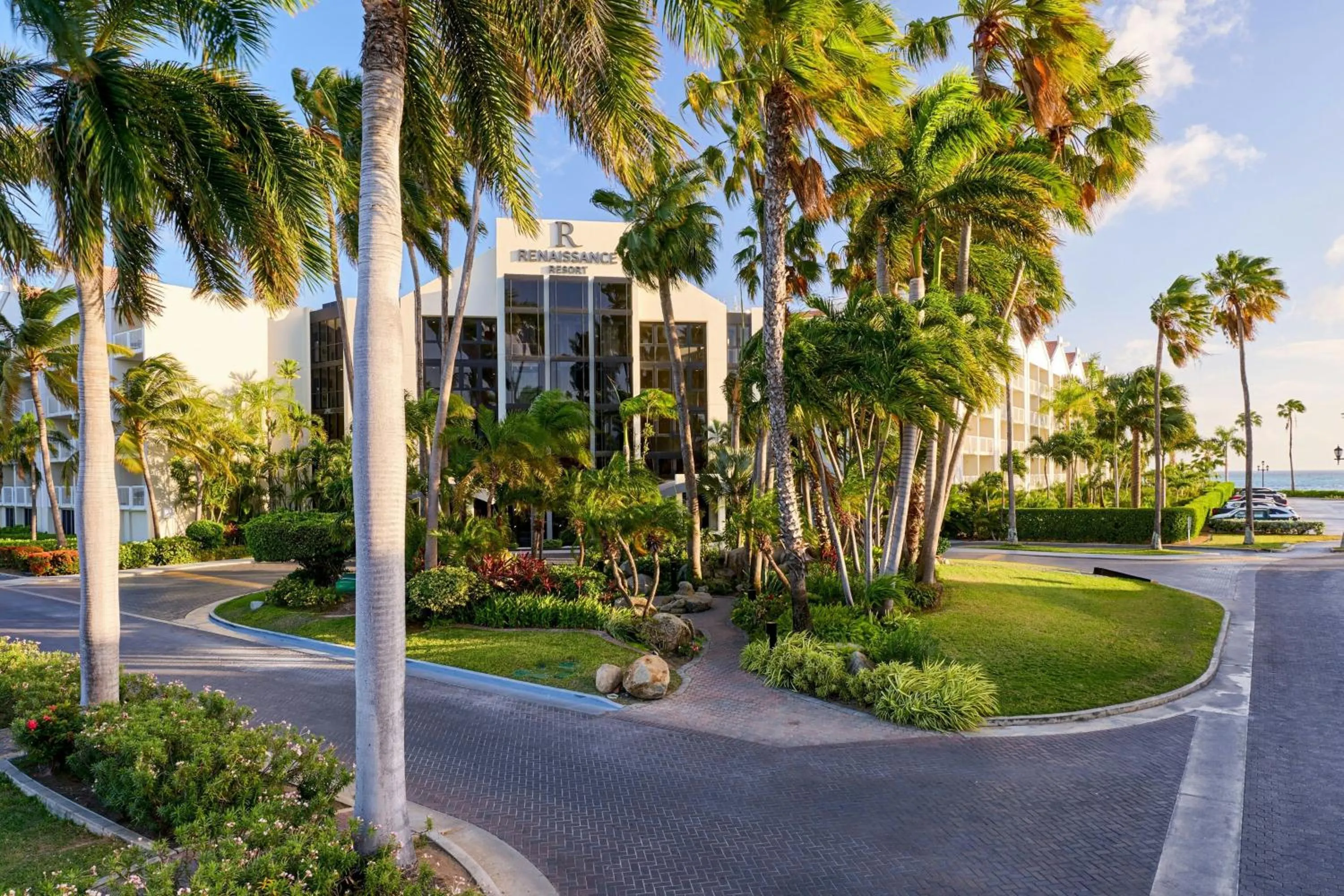 Property building in Renaissance Wind Creek Aruba Resort