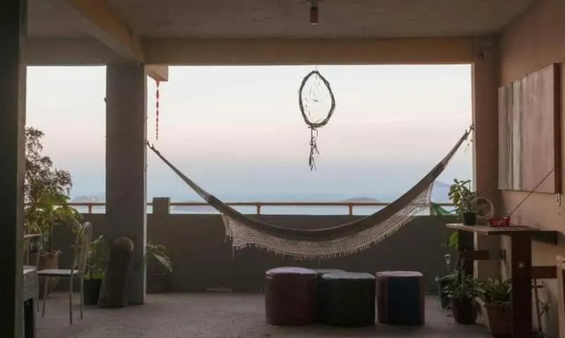 Garden view in Hostel Sol & Mar