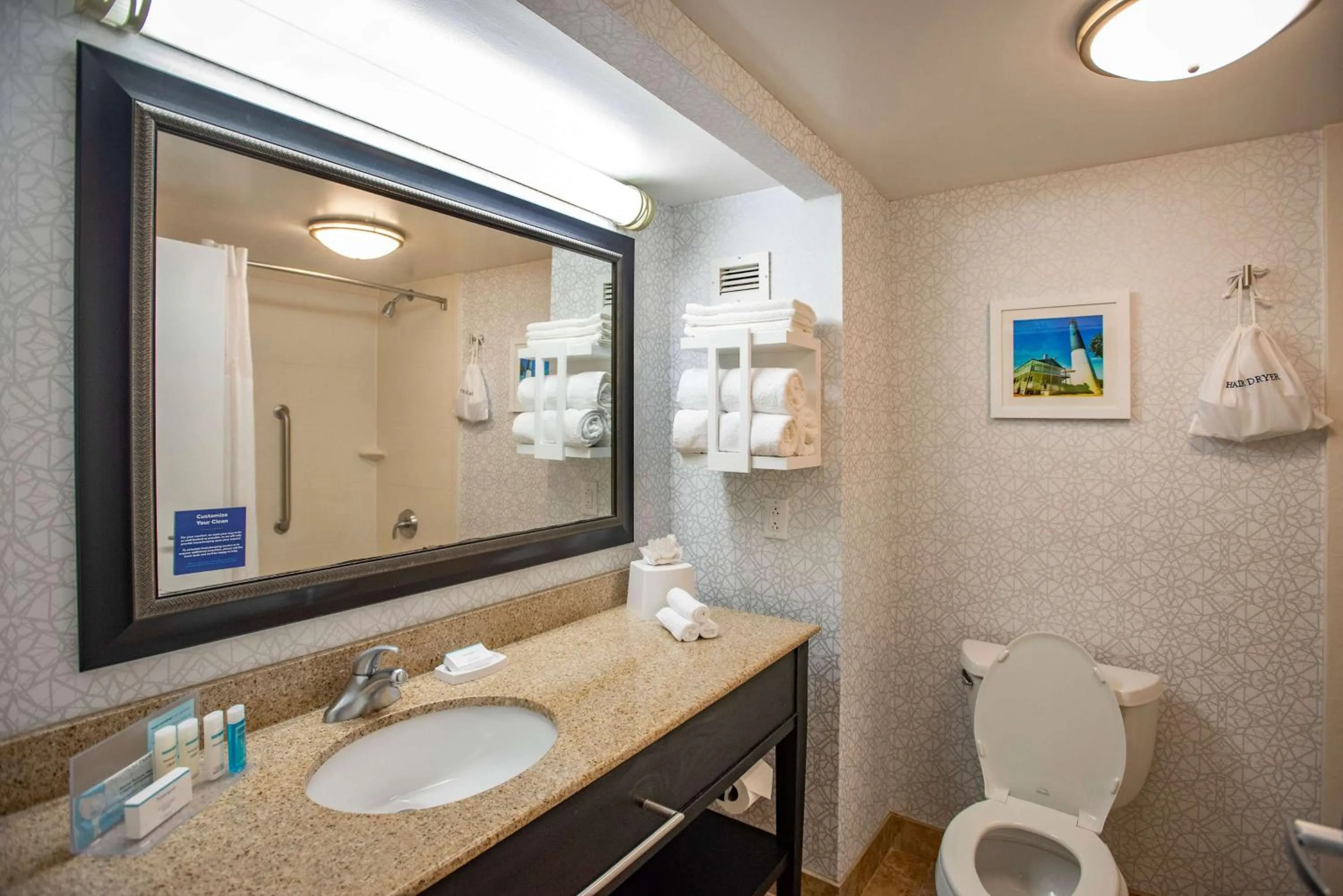 Toilet in Hampton Inn Pensacola-Airport