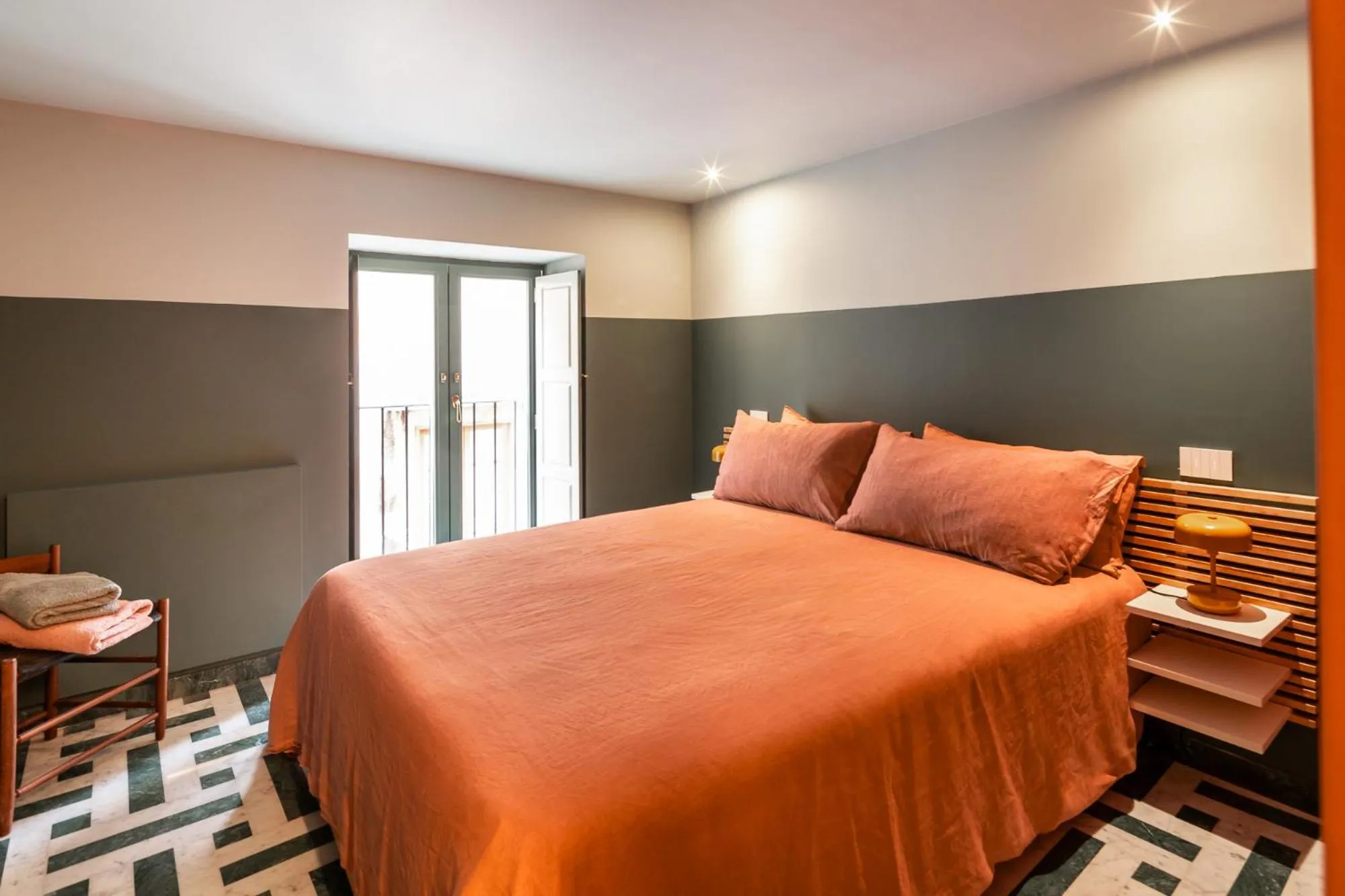 Bed in Le Stanze al Genio di Darlon