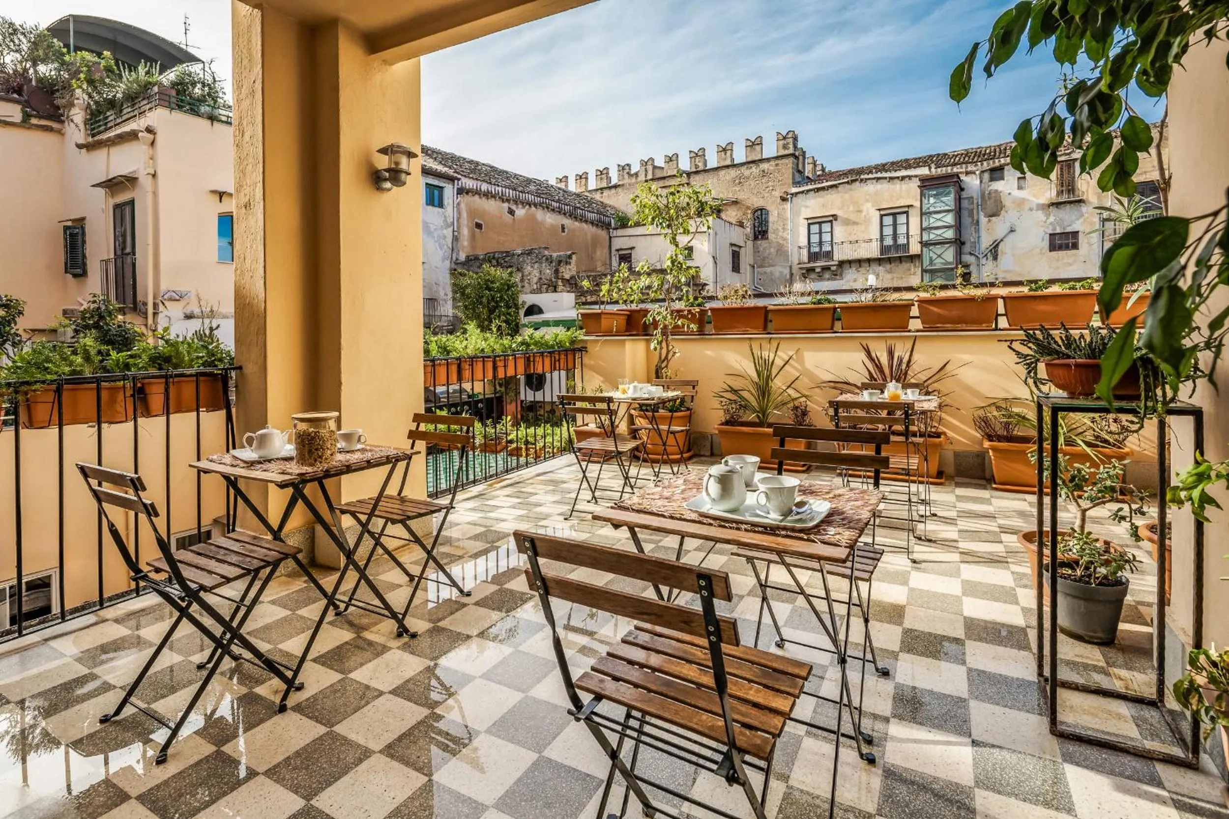 Balcony/Terrace in Stanze al Genio B&B