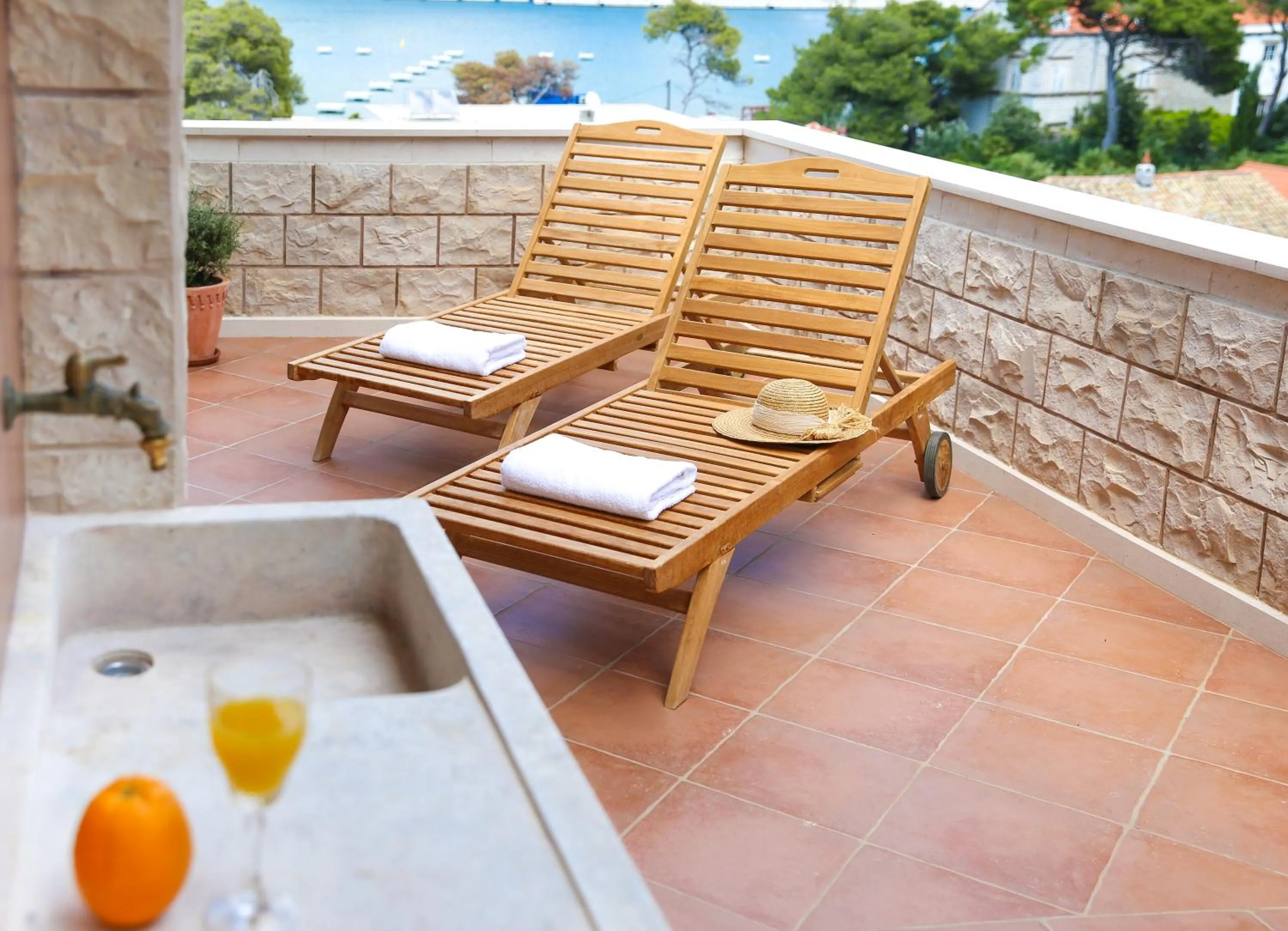 Balcony/Terrace in Apartment Dee Dee