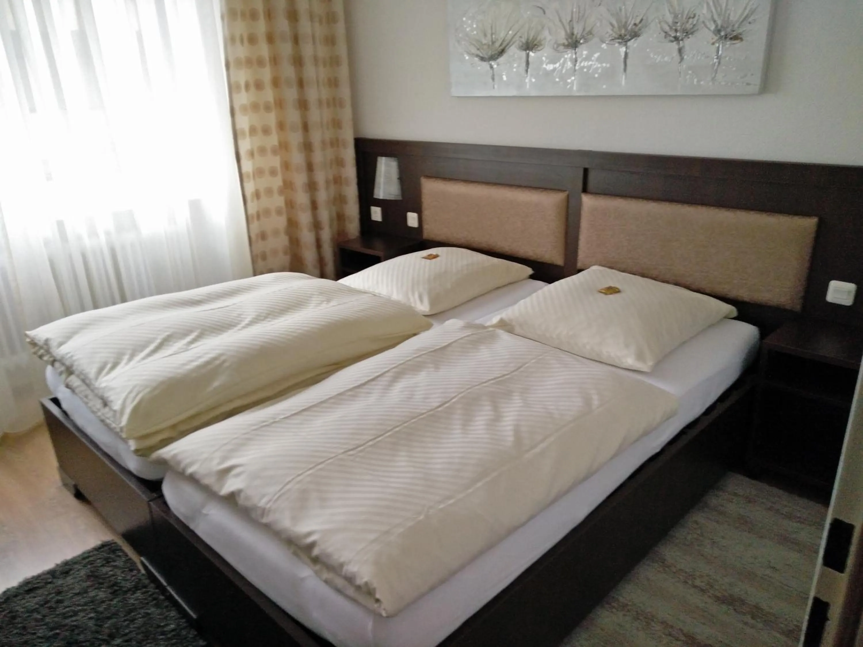 Bed in Hotel Alfa