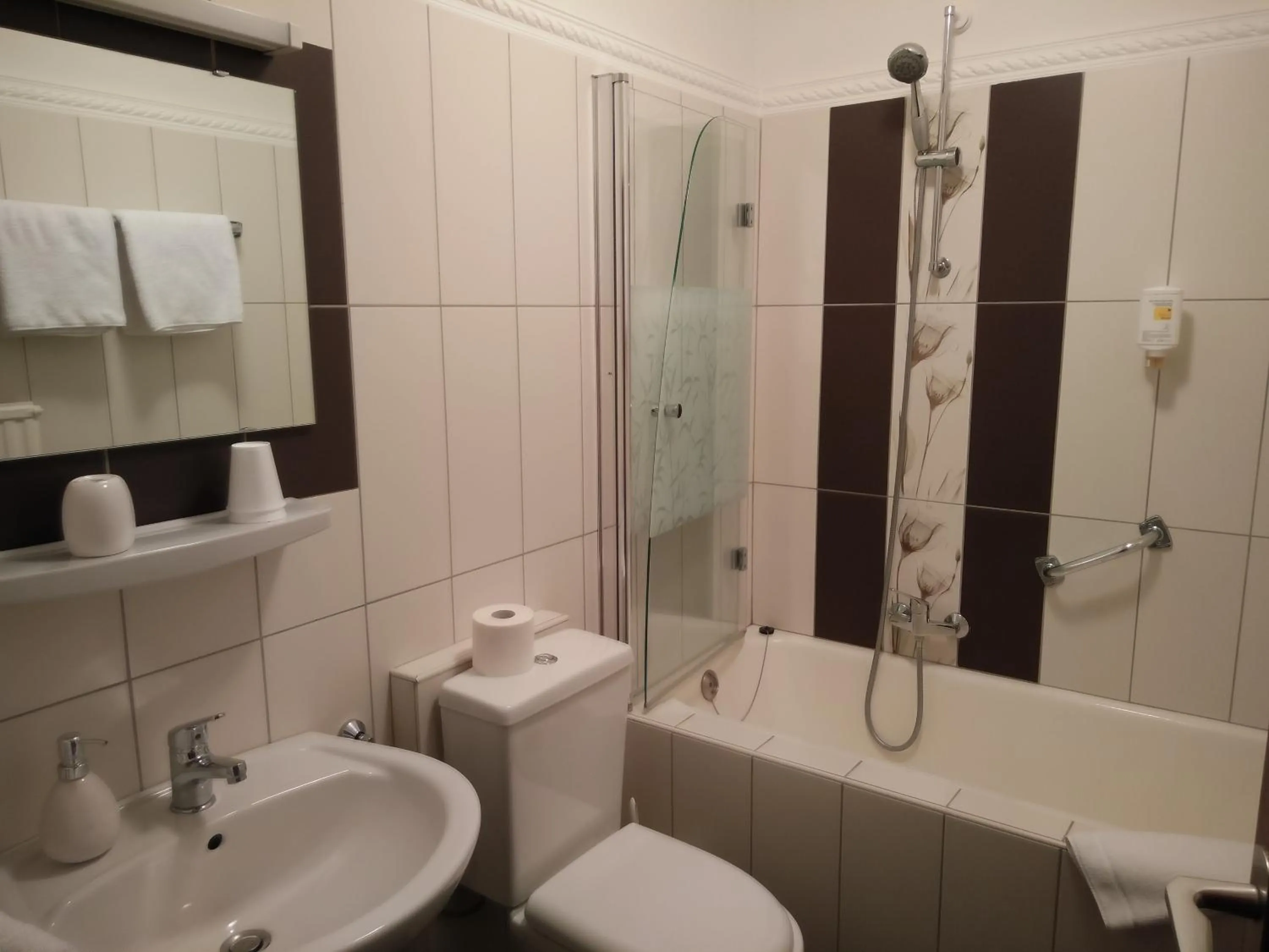 Bathroom in Hotel Alfa