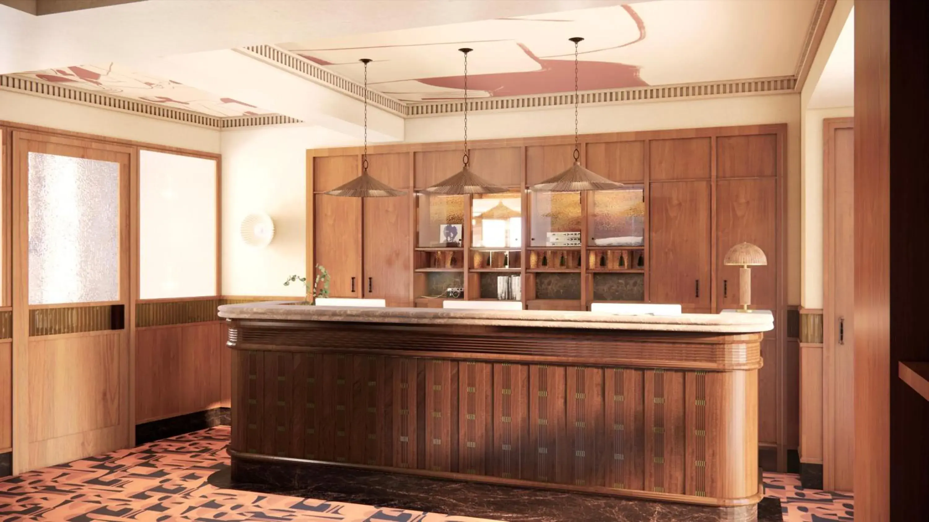 Lobby or reception in Hôtel des 3 Collèges Lobby or reception in Hôtel des 3 Collèges