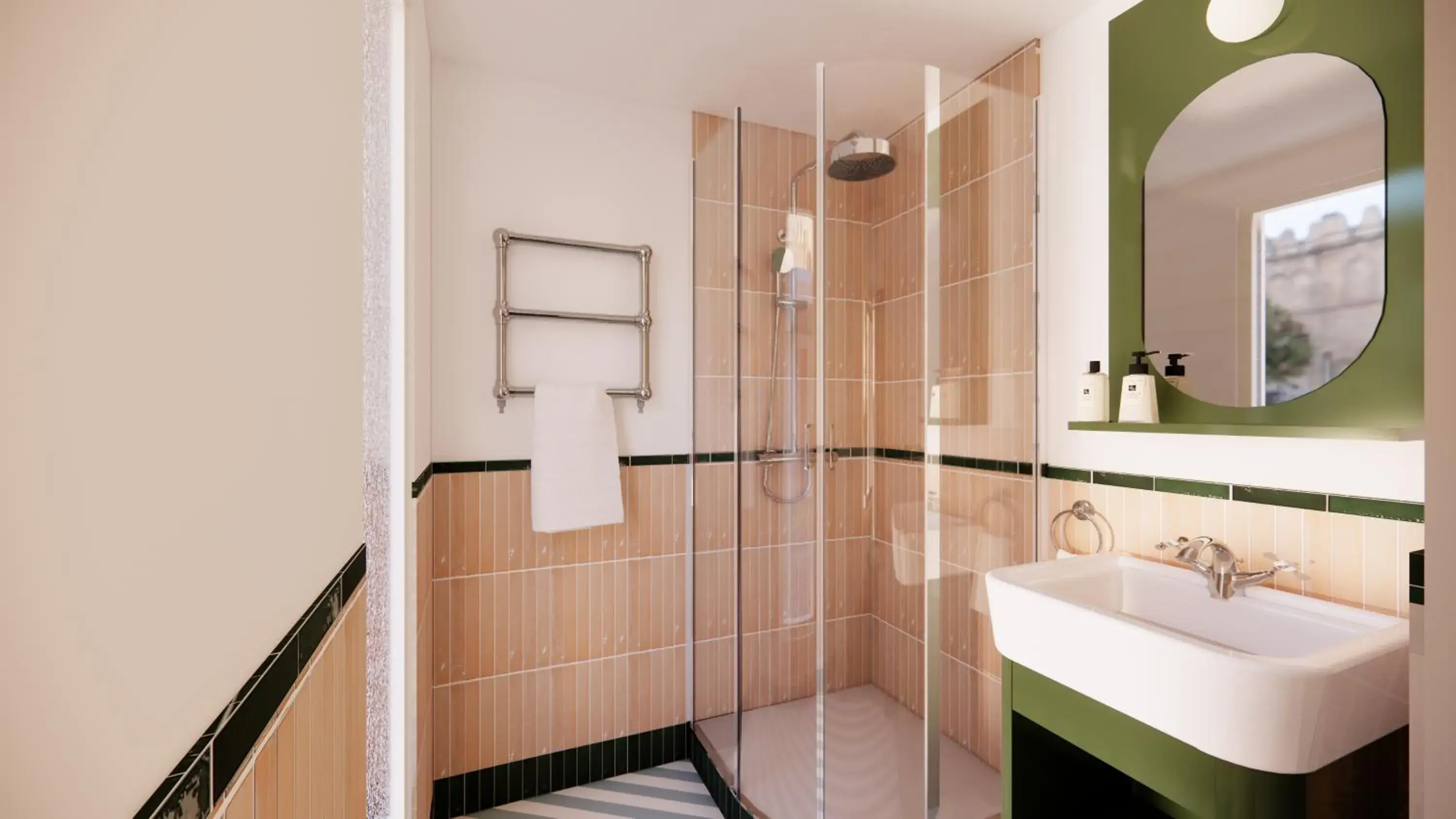 Bathroom in Hôtel des 3 Collèges Bathroom in Hôtel des 3 Collèges