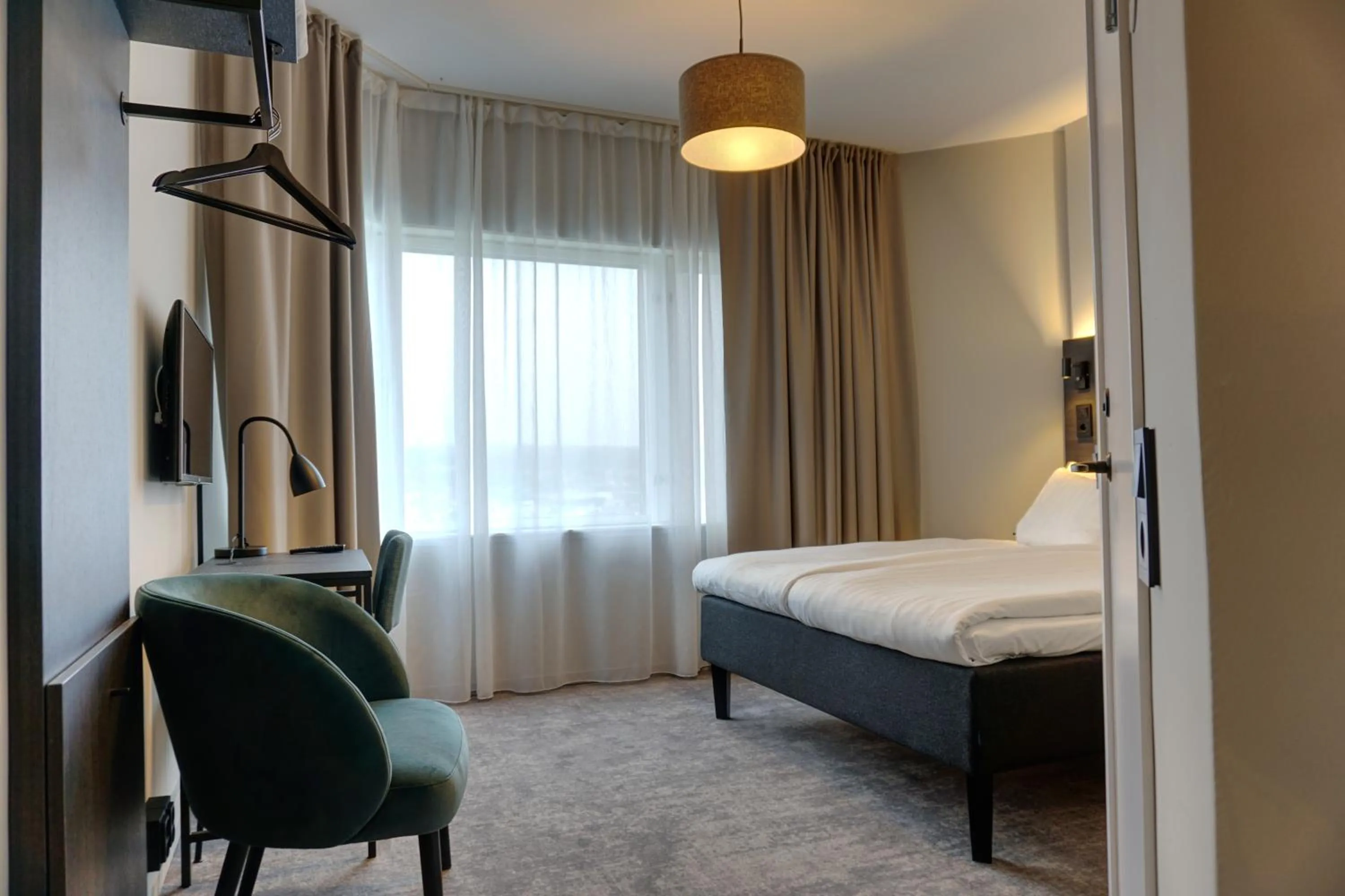 Bed in First Hotel Jönköping