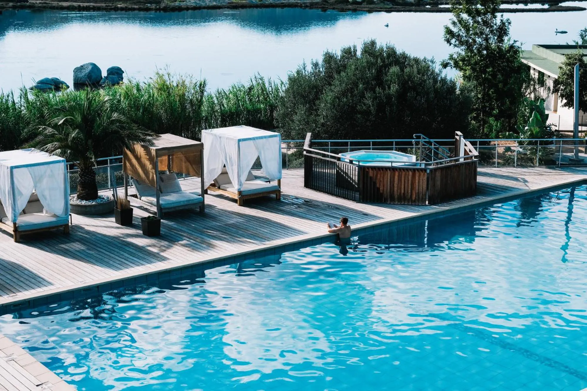 Pool view in Hotel Costa Salina