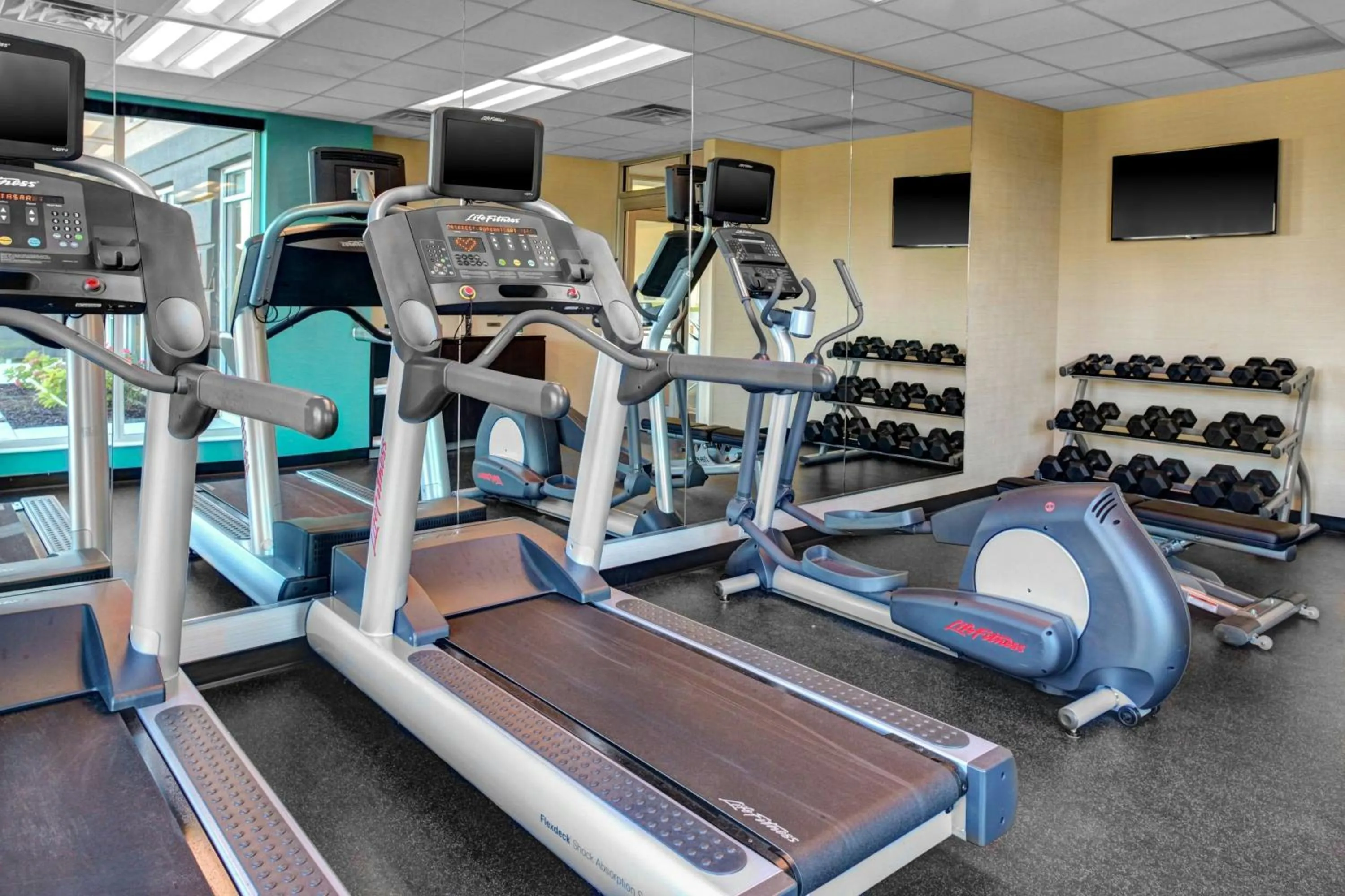 Fitness centre/facilities in Fairfield Inn & Suites by Marriott Lansing at Eastwood