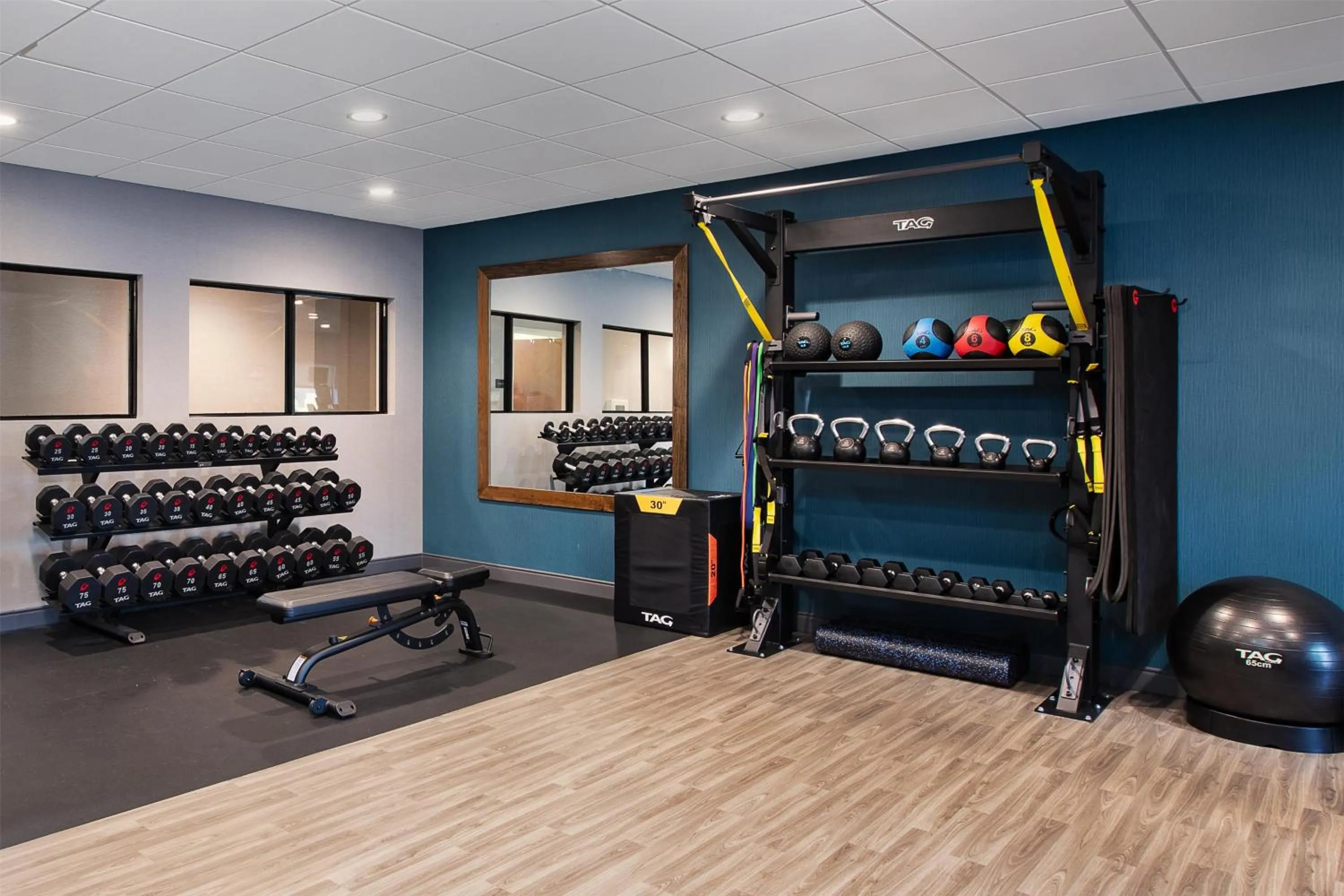 Fitness centre/facilities in Hampton Inn Coventry-Warwick Area
