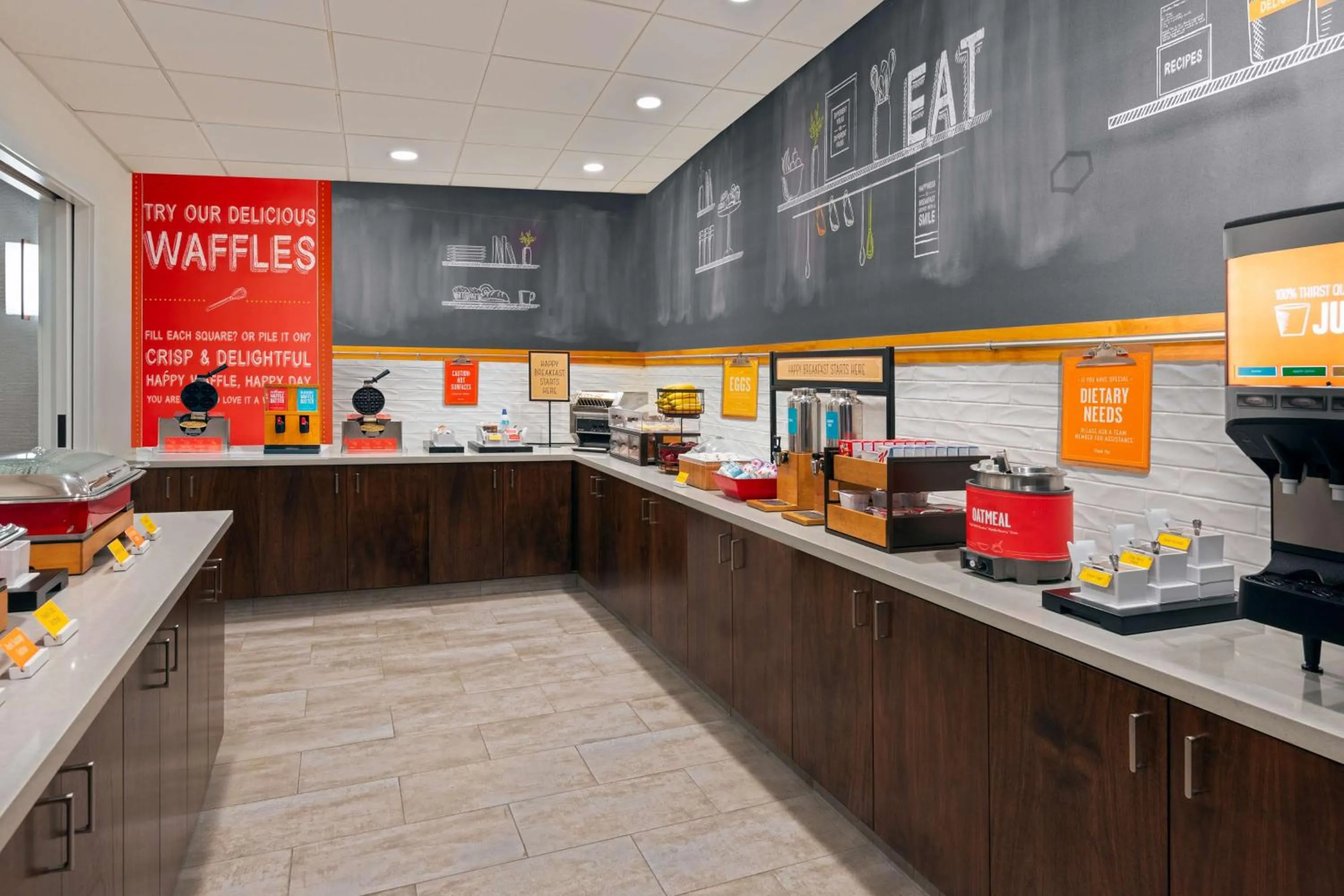 Breakfast in Hampton Inn Coventry-Warwick Area