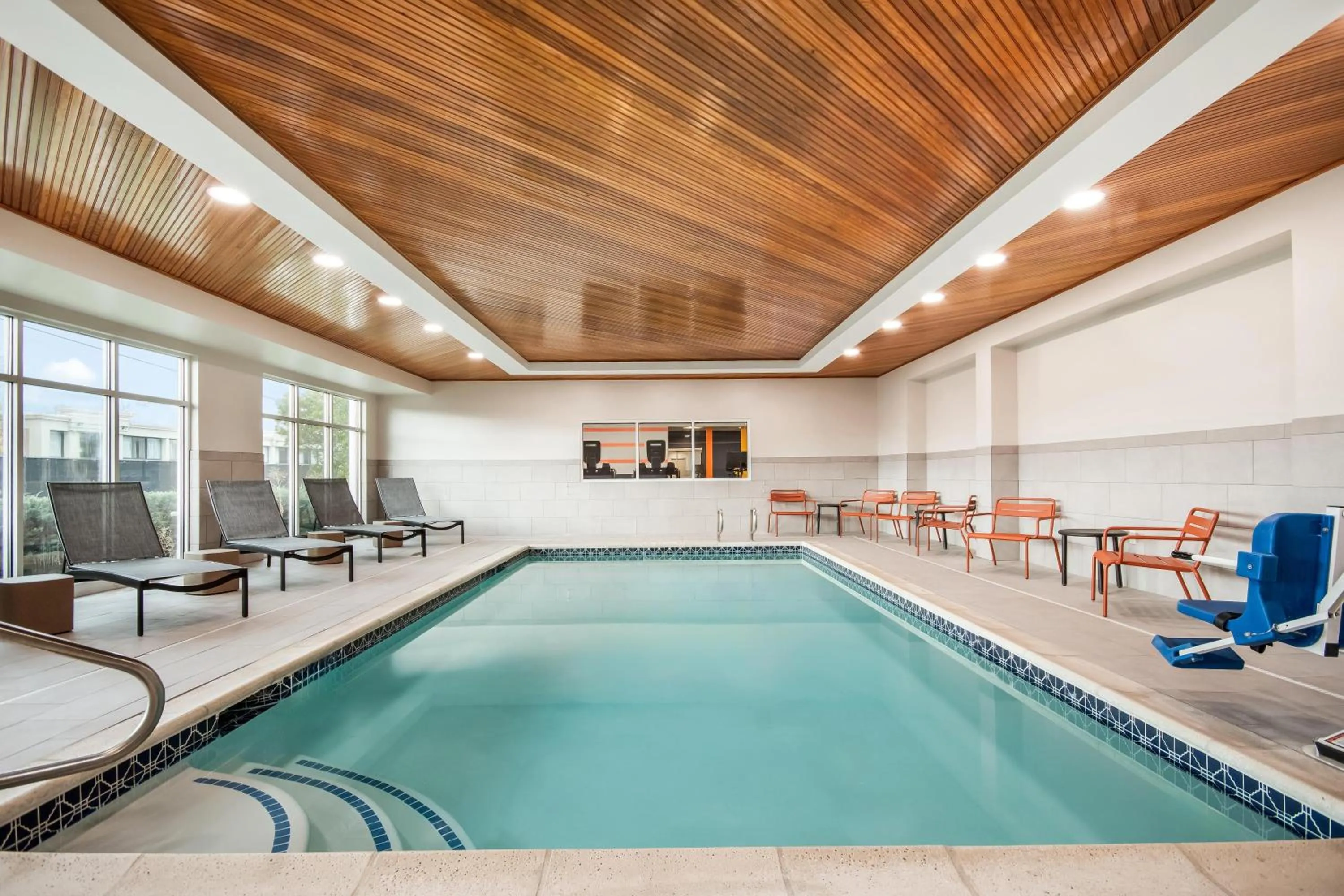 Pool view in Hampton Inn Rutland/Killington