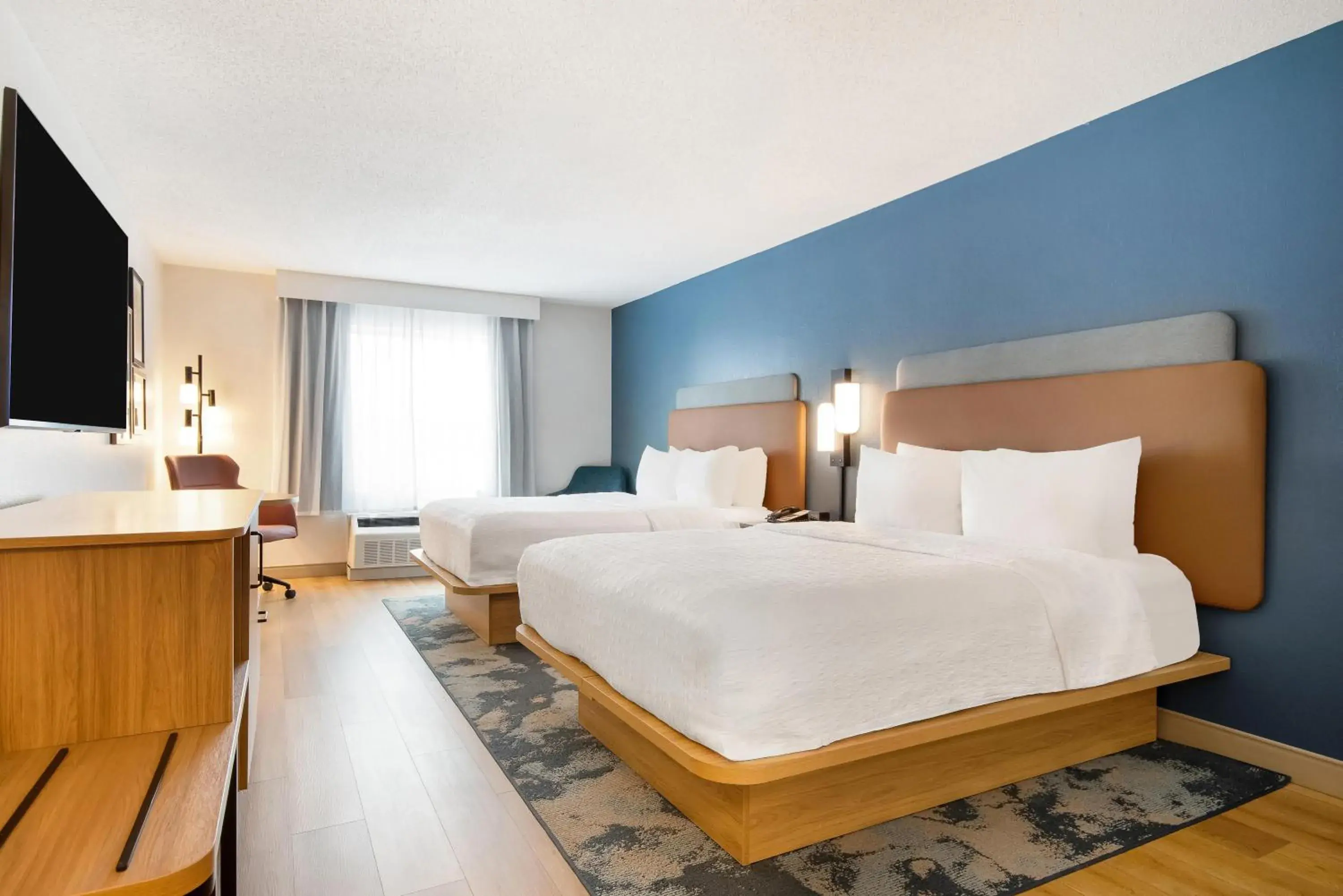 Bed in Hampton Inn Rutland/Killington Bed in Hampton Inn Rutland/Killington