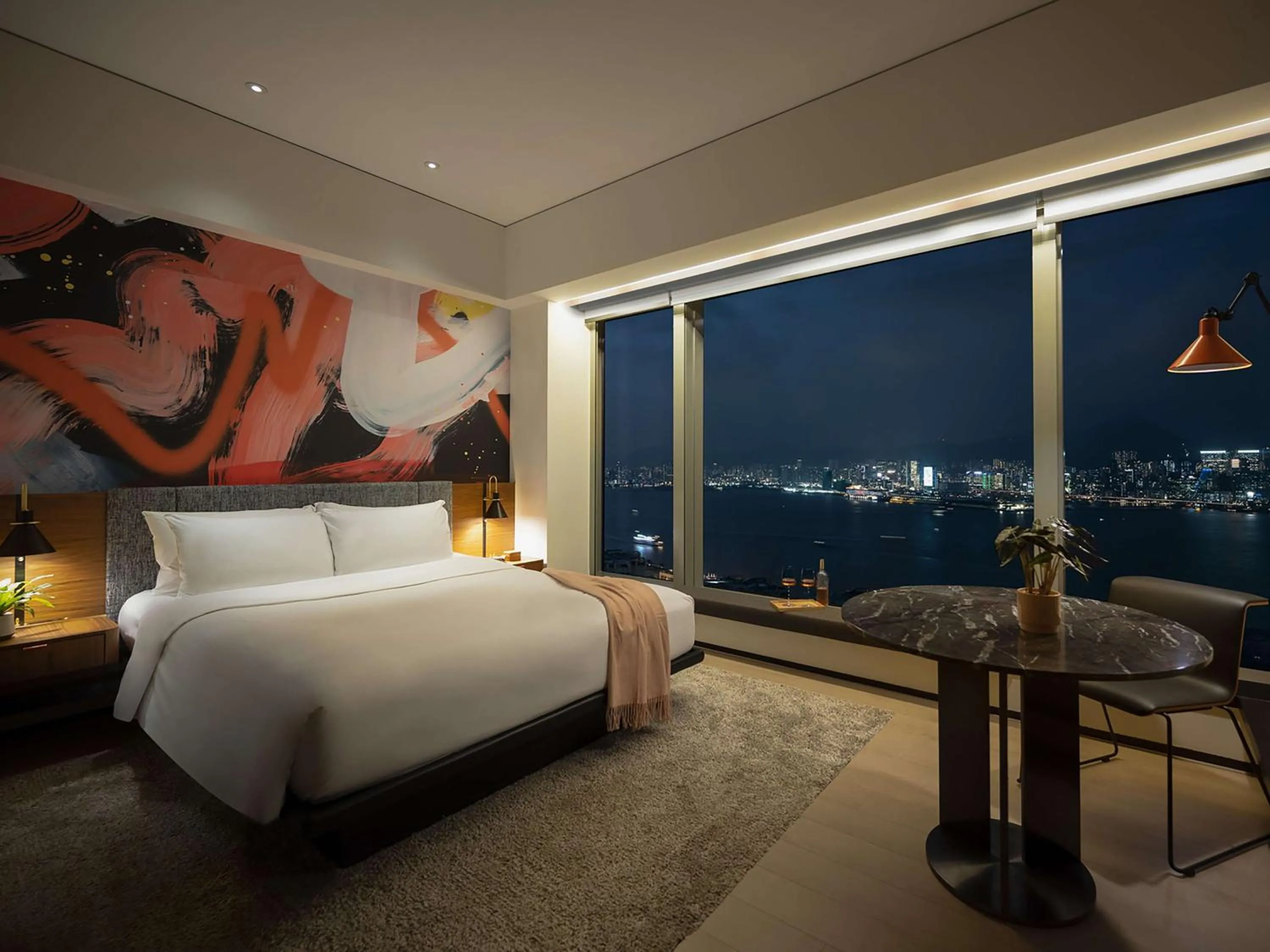 Photo of the whole room, Bed in EAST Hong Kong