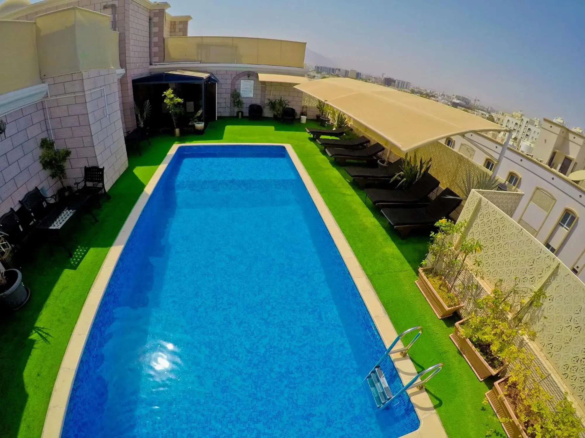 Swimming pool in Al Maha Int Hotel Oman Swimming pool in Al Maha Int Hotel Oman