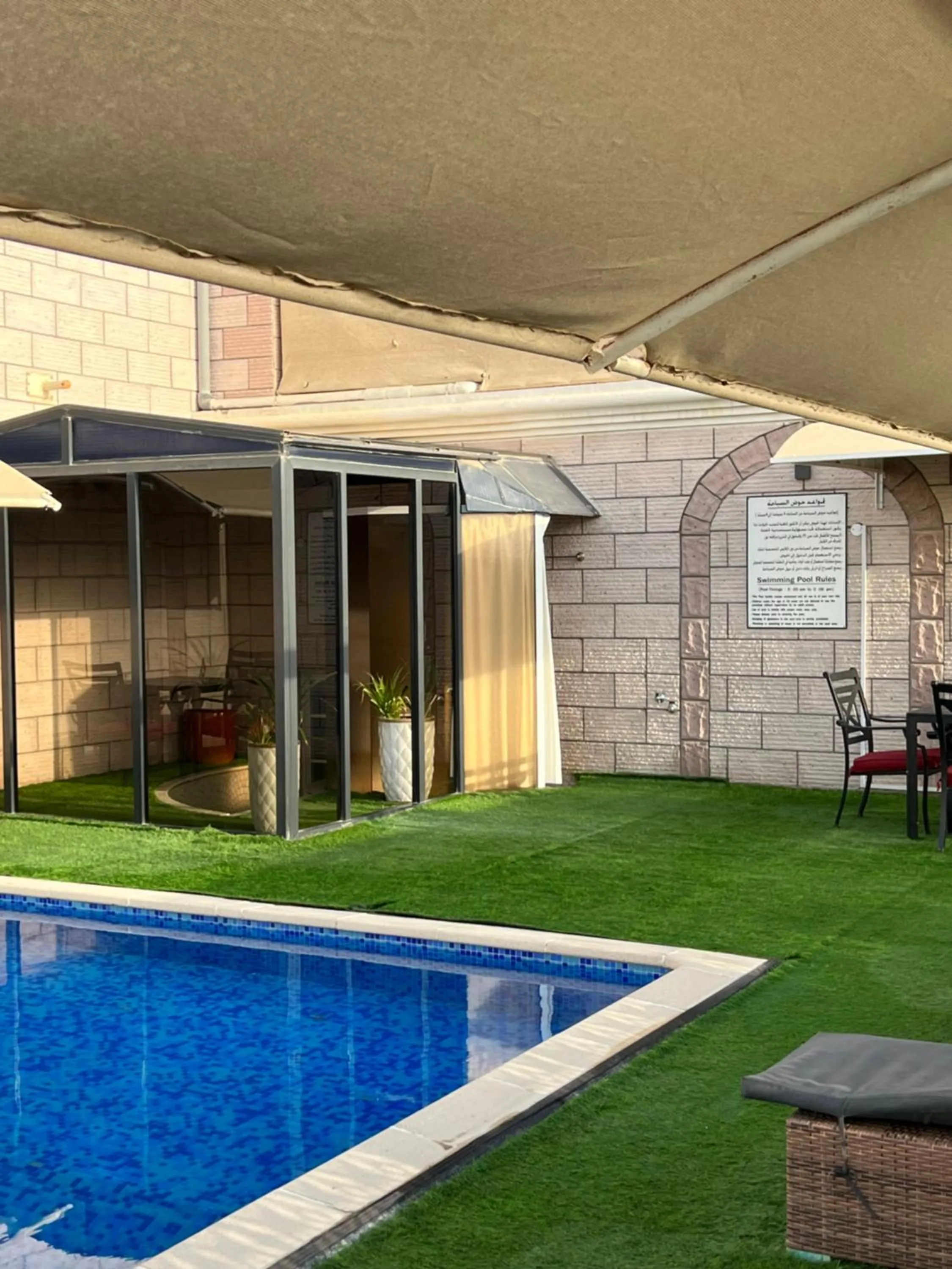 Swimming pool in Al Maha Int Hotel Oman