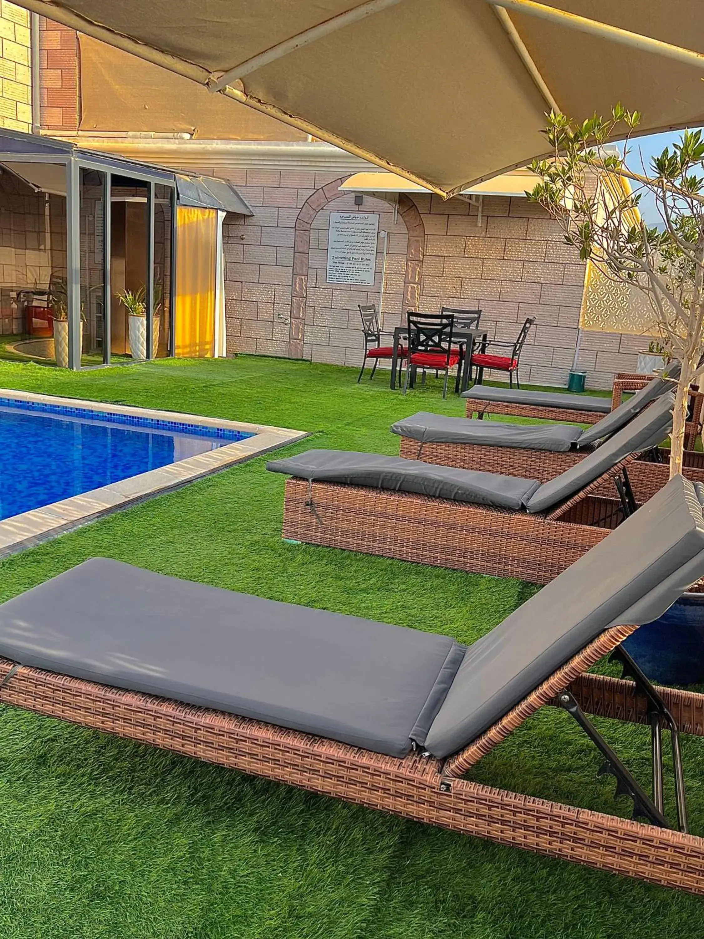 sunbed in Al Maha Int Hotel Oman sunbed in Al Maha Int Hotel Oman