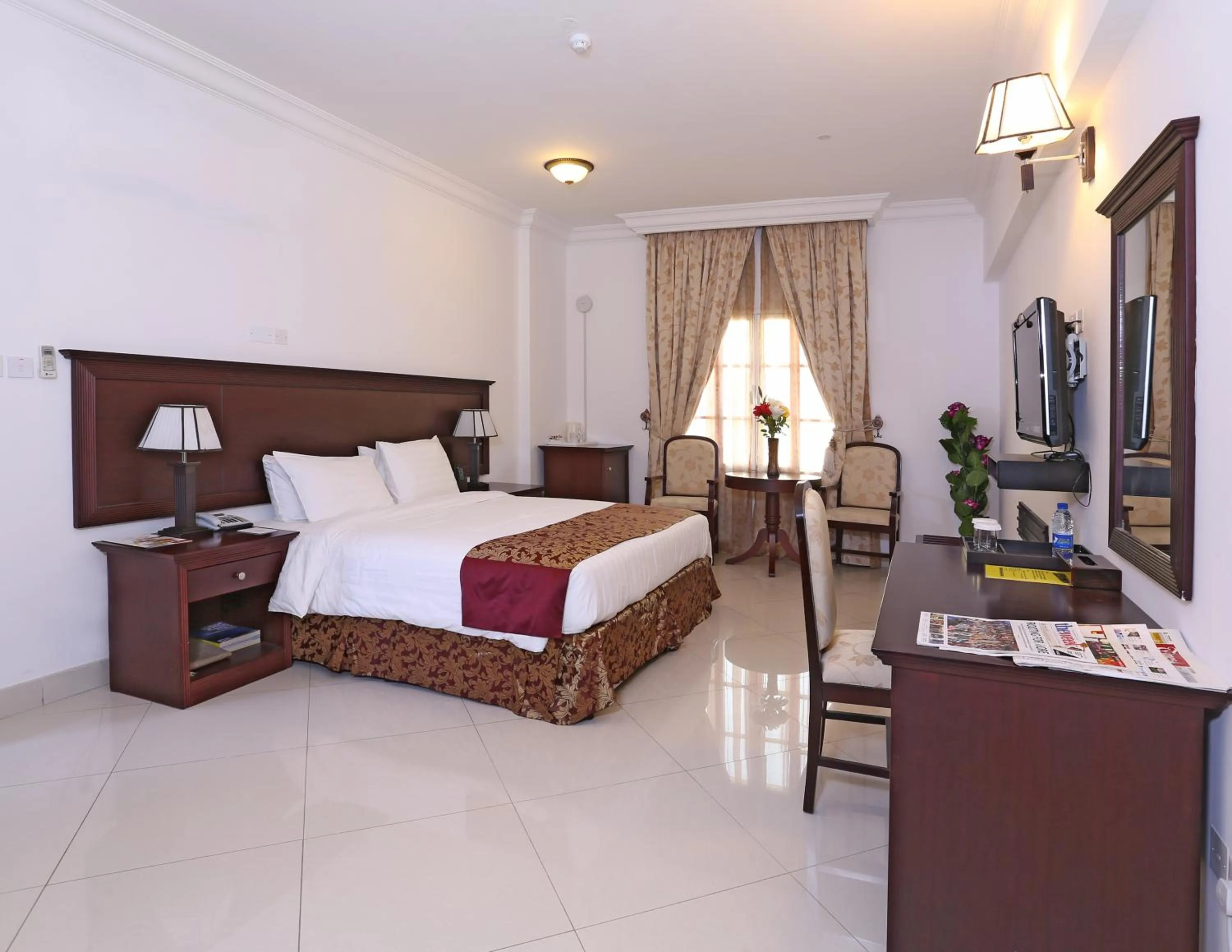 Photo of the whole room, Bed in Al Maha Int Hotel Oman