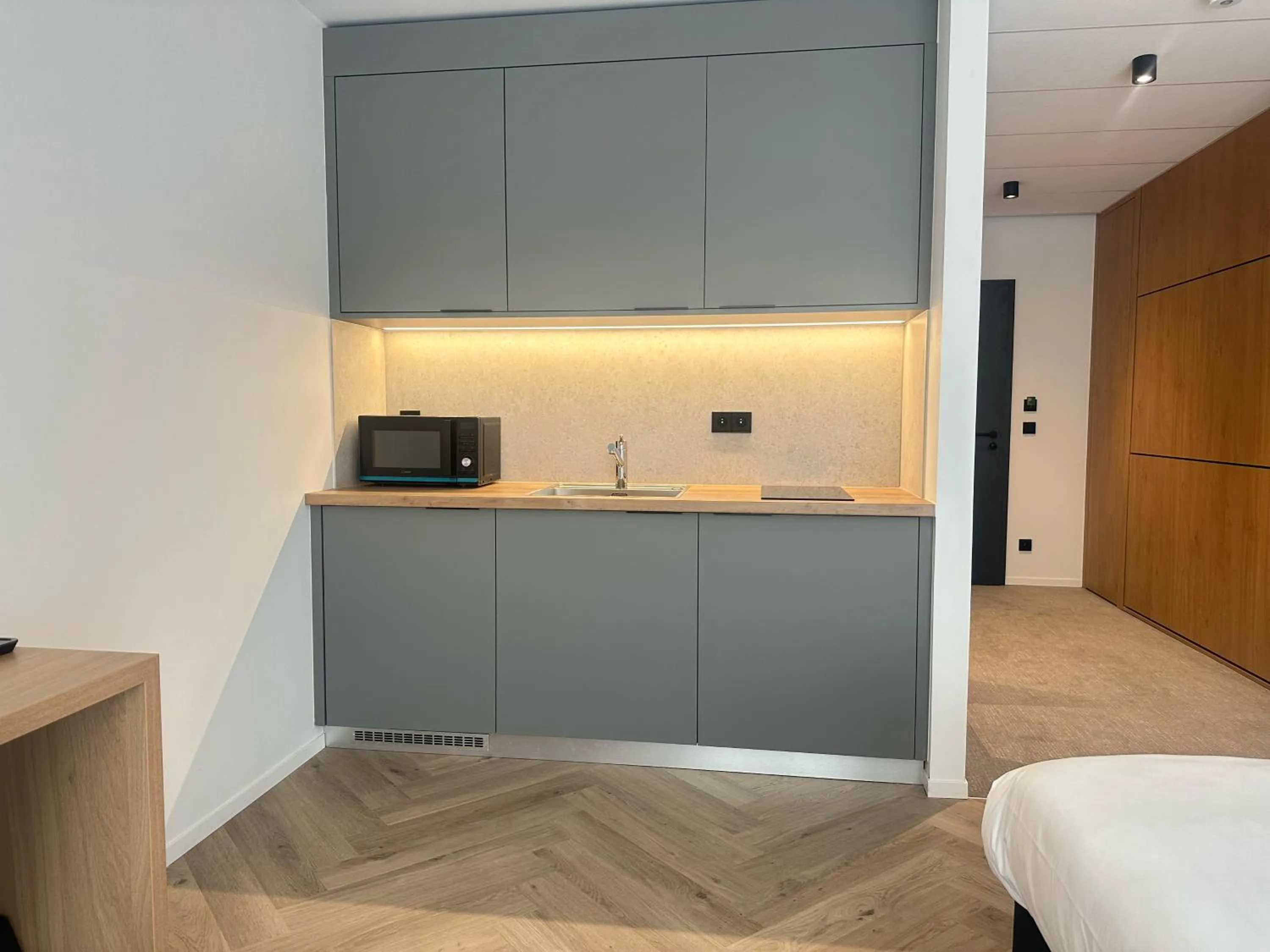 kitchen in Brit Hotel Grand Hotel Munster