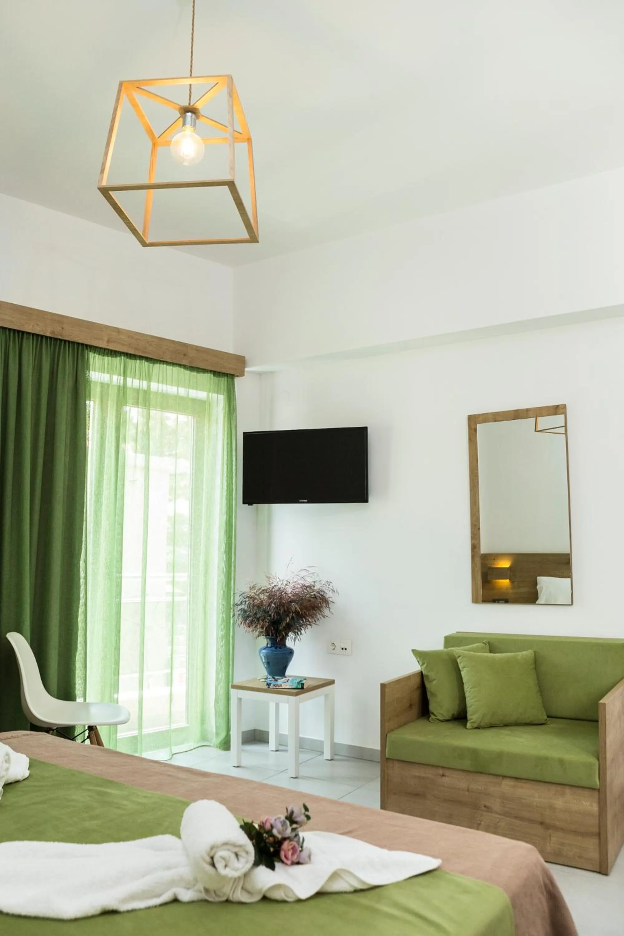 Decorative detail, Bed in Castell Hotel