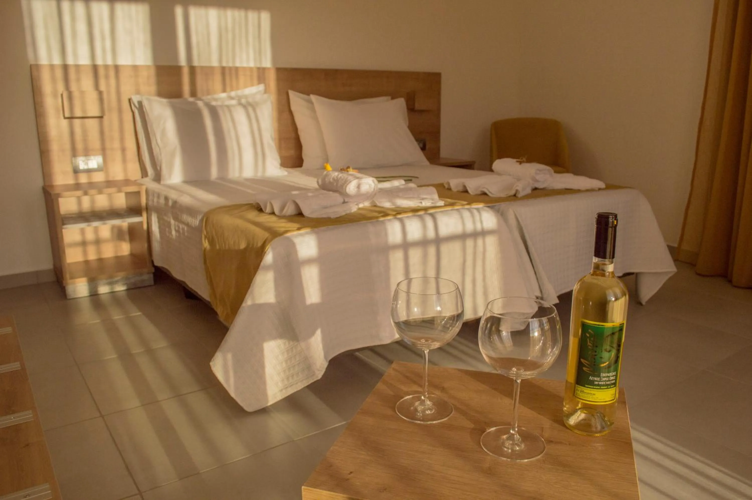 Decorative detail, Bed in Castell Hotel