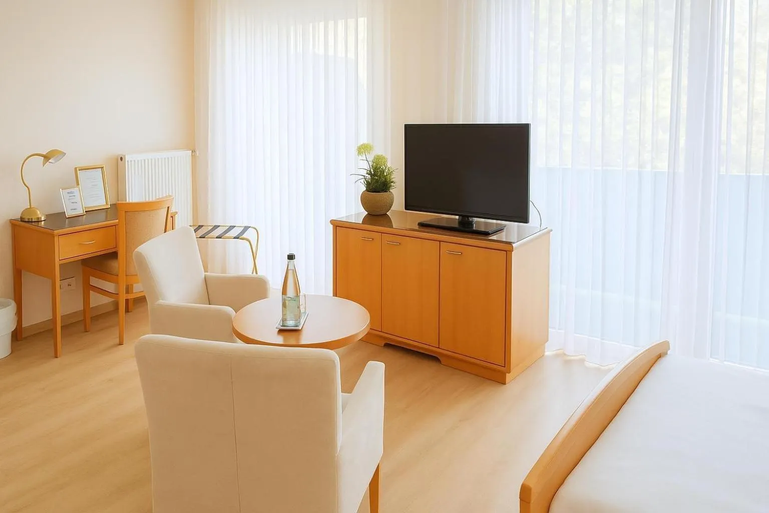 Bed in Hotel Rheinland