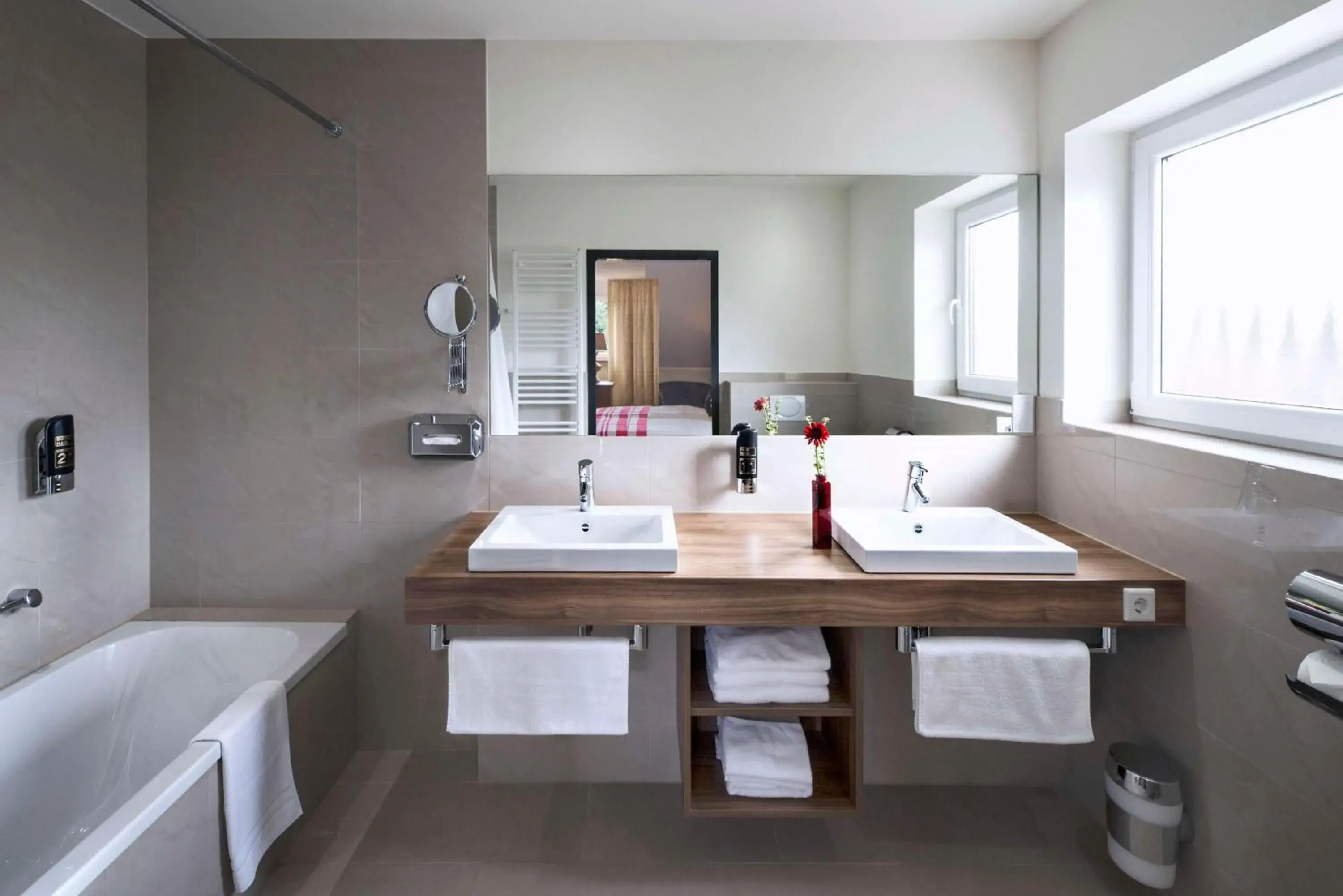 Bathroom in Best Western Hotel Brunnenhof Bathroom in Best Western Hotel Brunnenhof