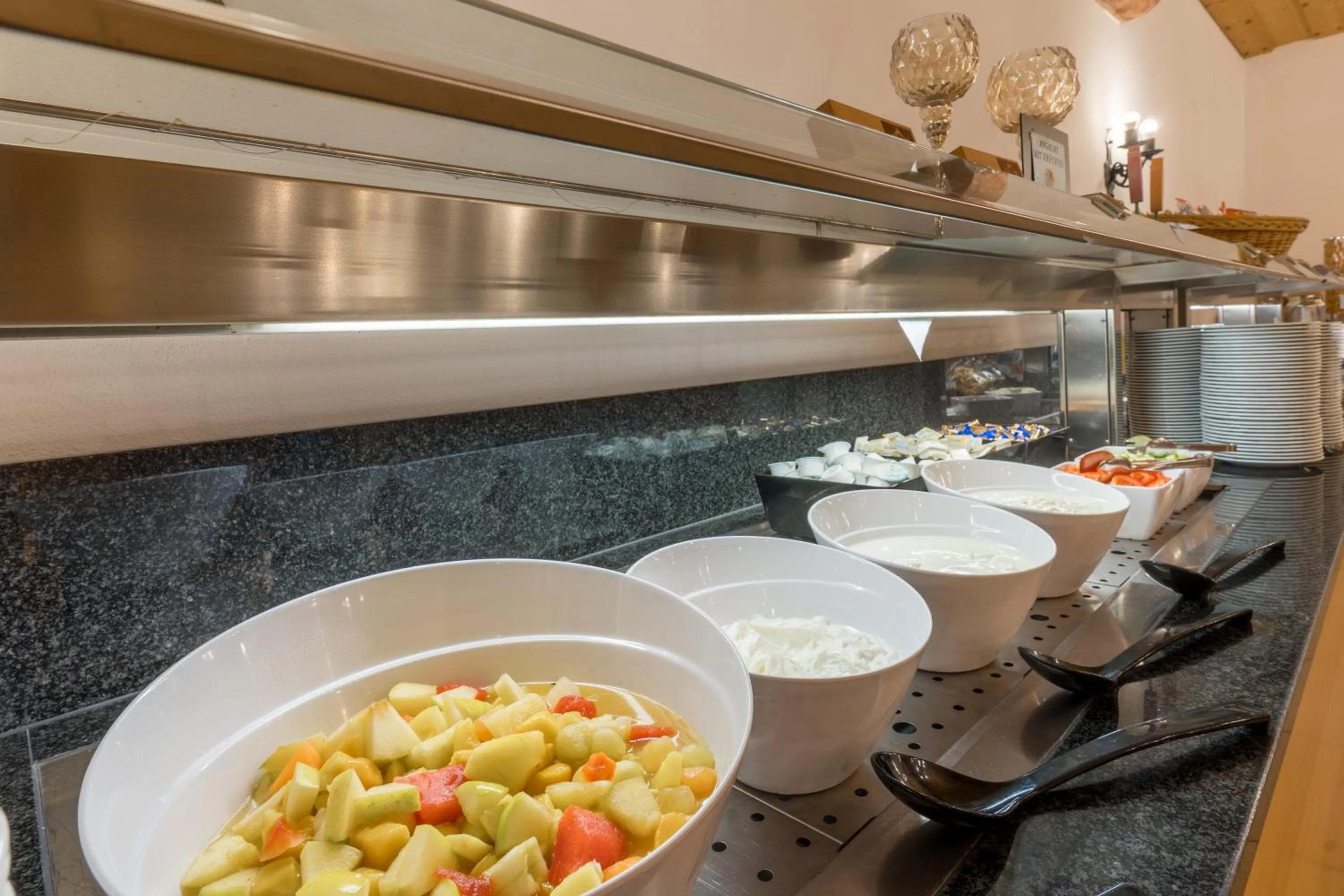 Buffet breakfast in BSW Hotel Hubertus-Park