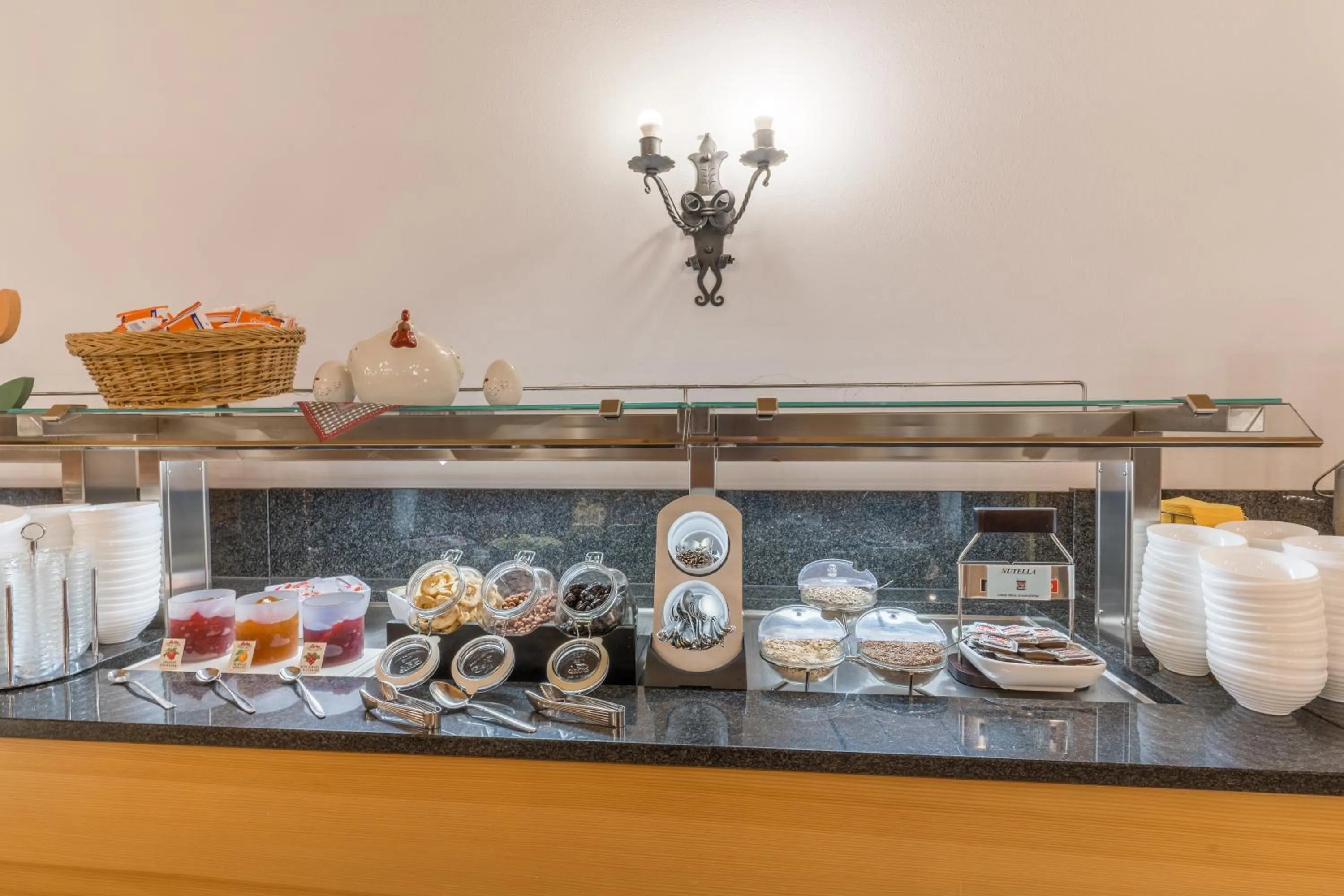 Buffet breakfast in BSW Hotel Hubertus-Park