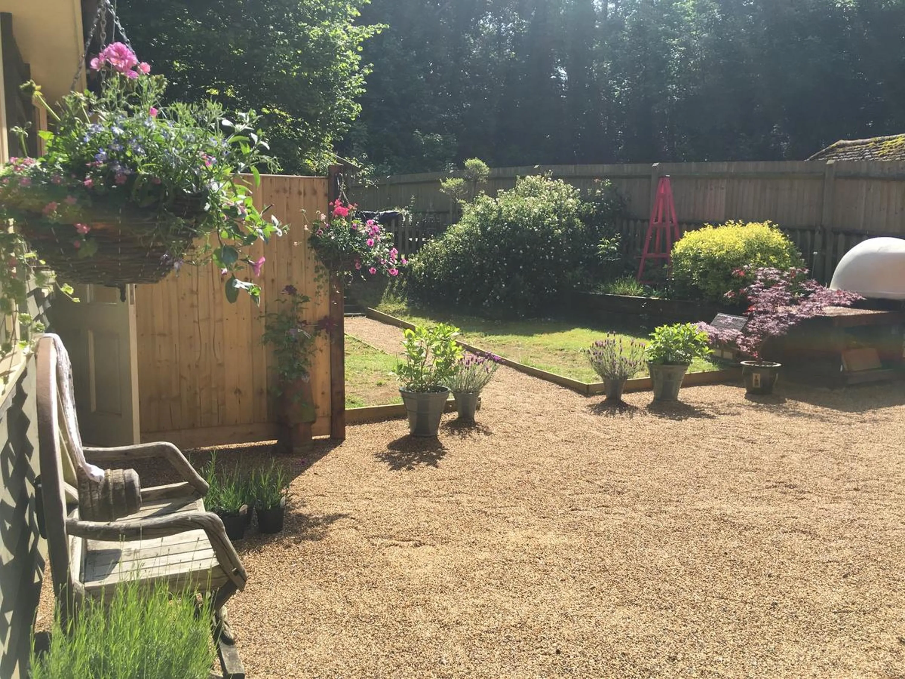 Patio in Mays Cottage Bed and Breakfast