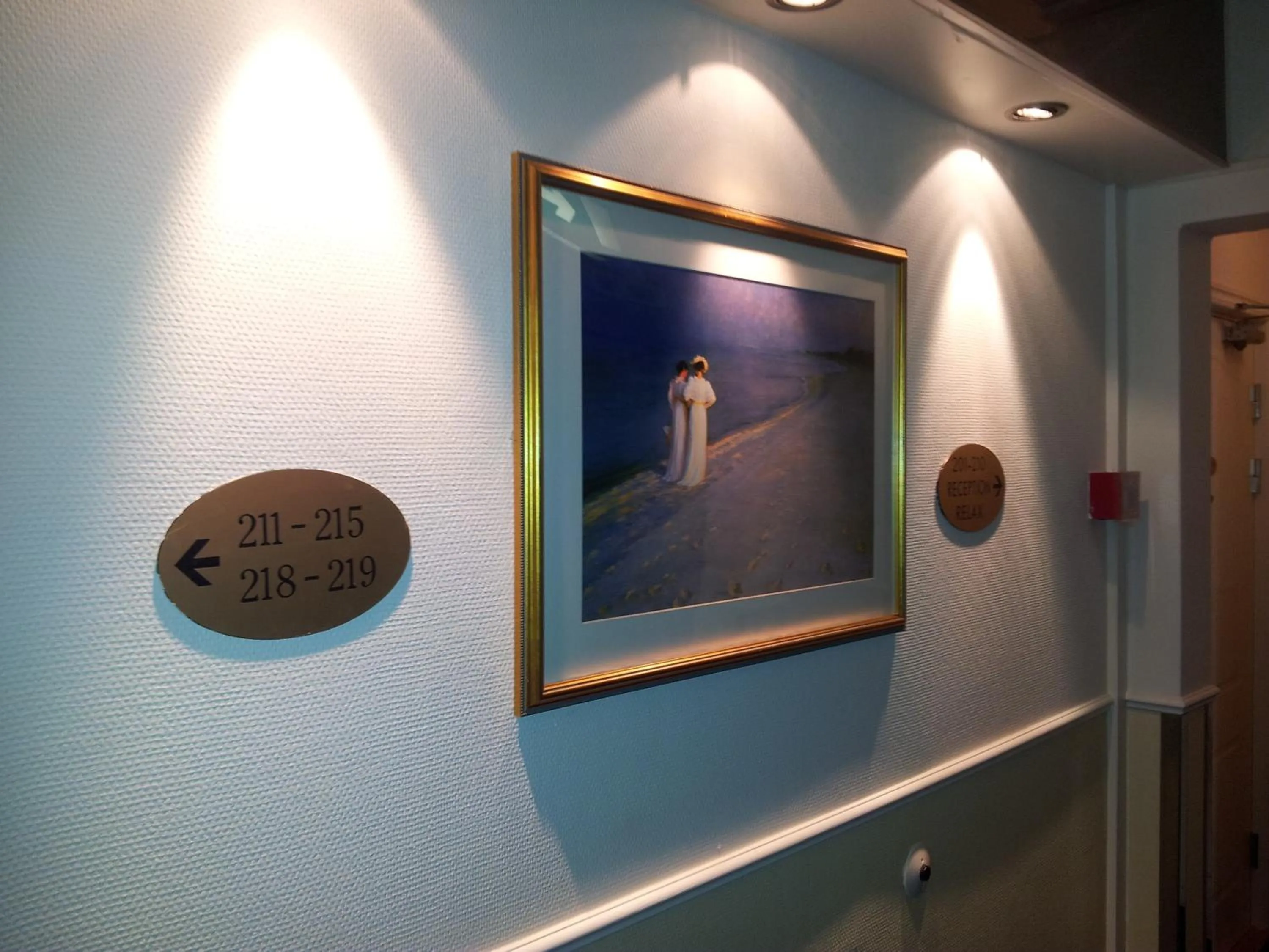 Decorative detail in Hotel Concordia