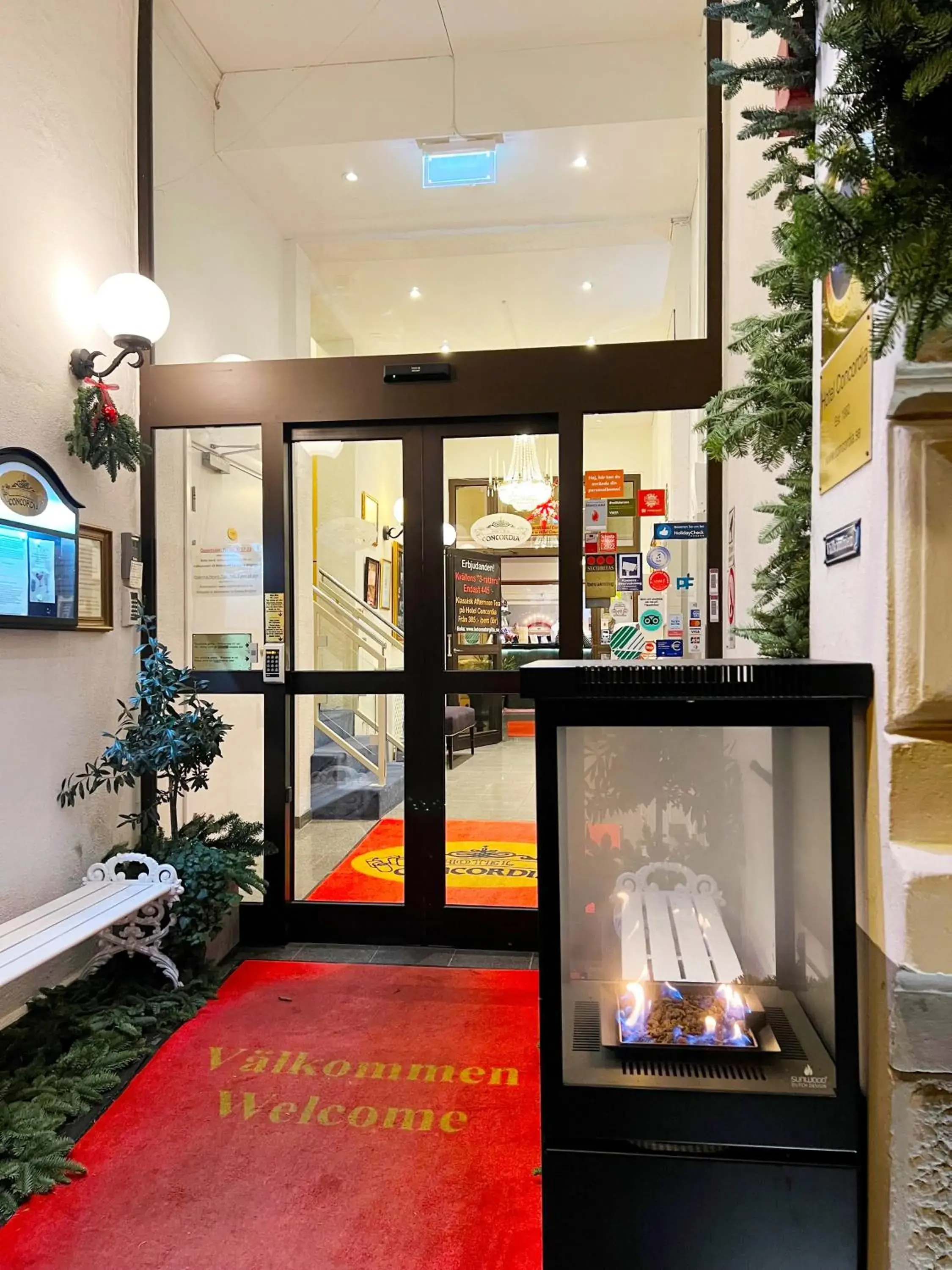 Facade/entrance in Hotel Concordia Facade/entrance in Hotel Concordia