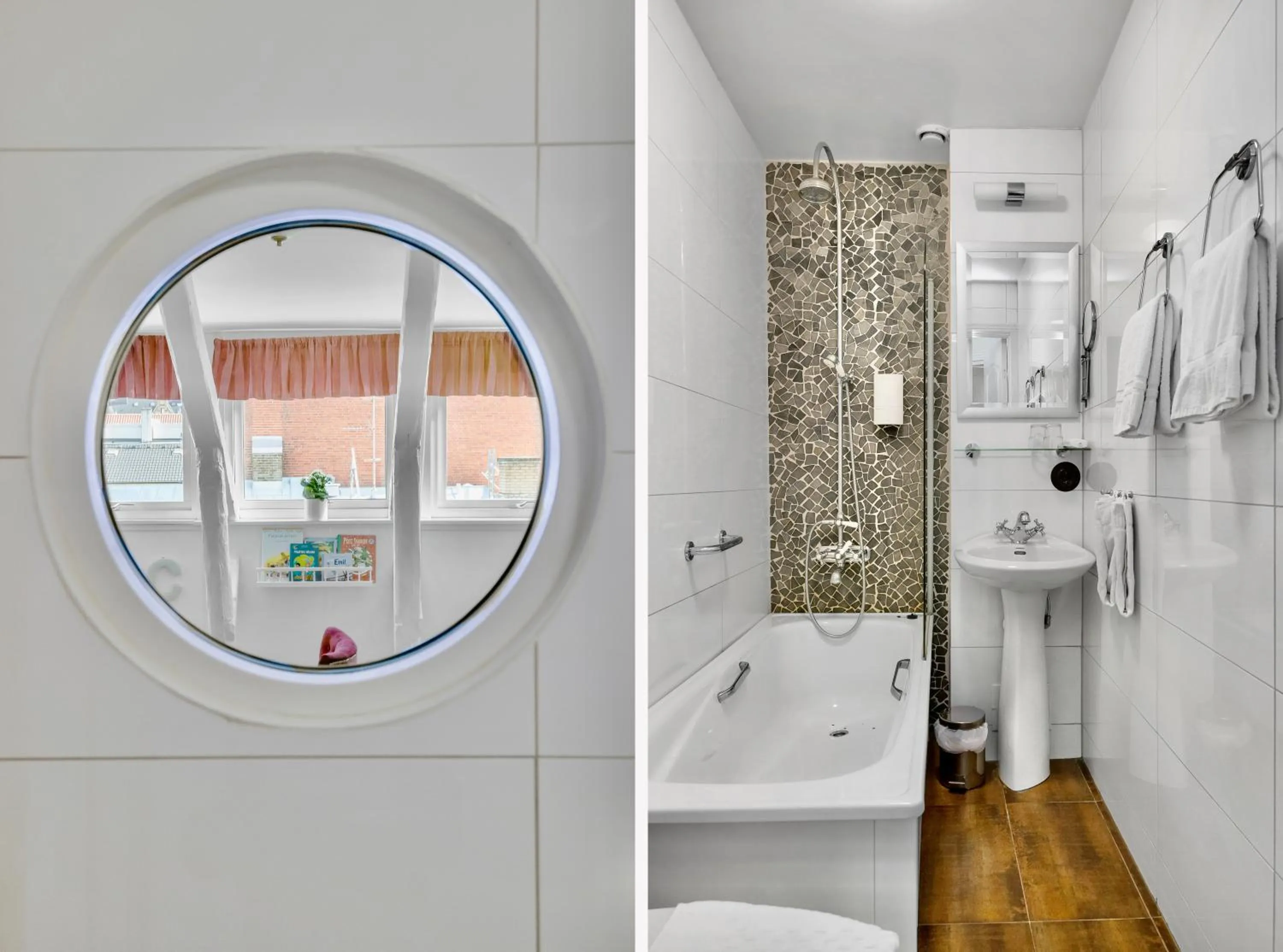 Shower in Hotel Concordia