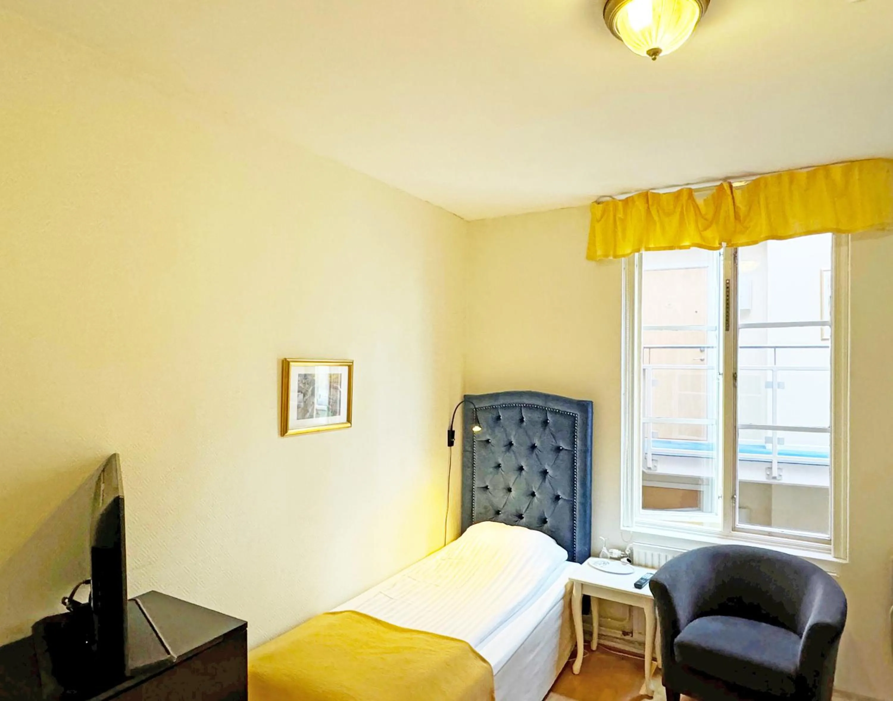 Bed in Hotel Concordia