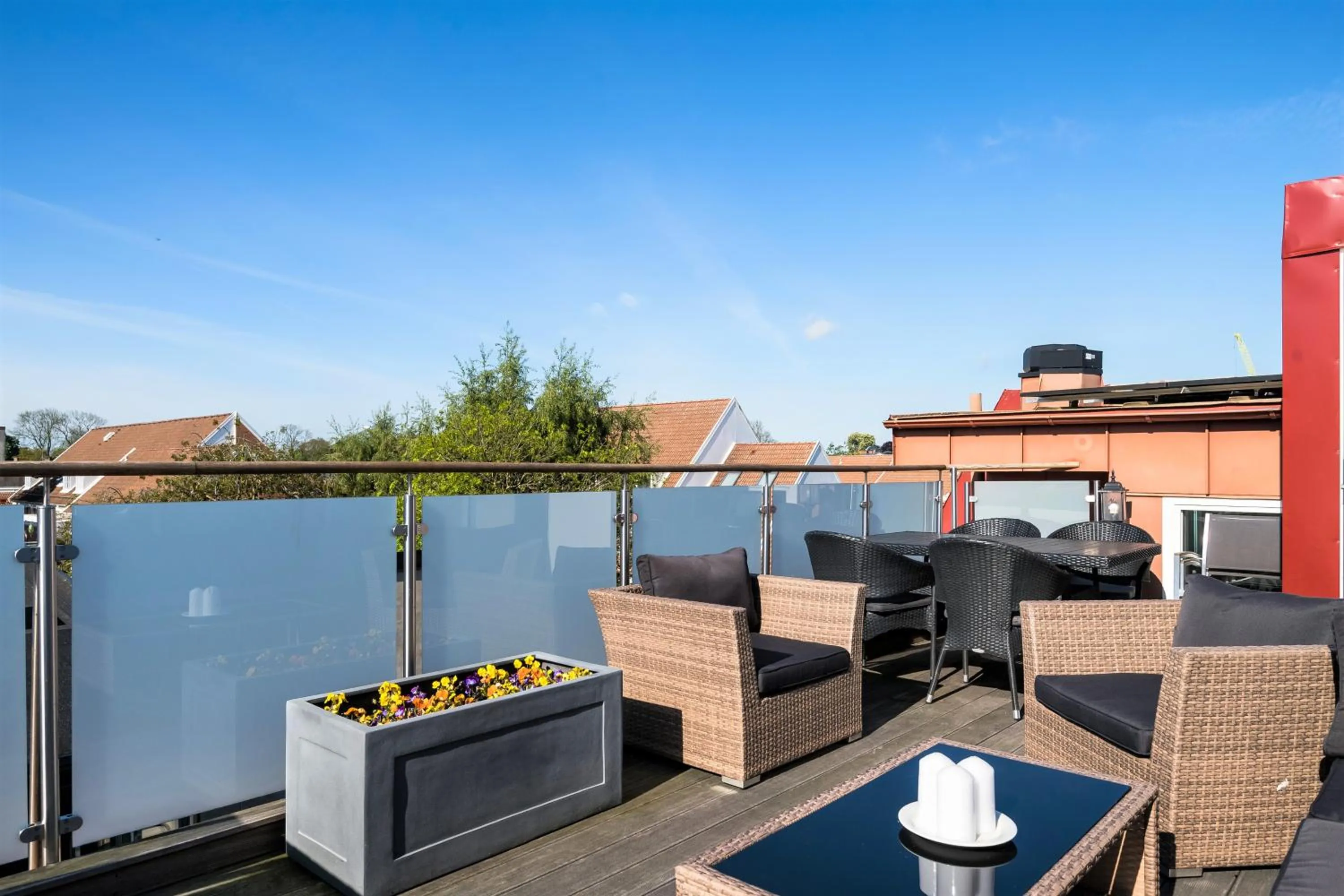 Patio in Hotel Concordia