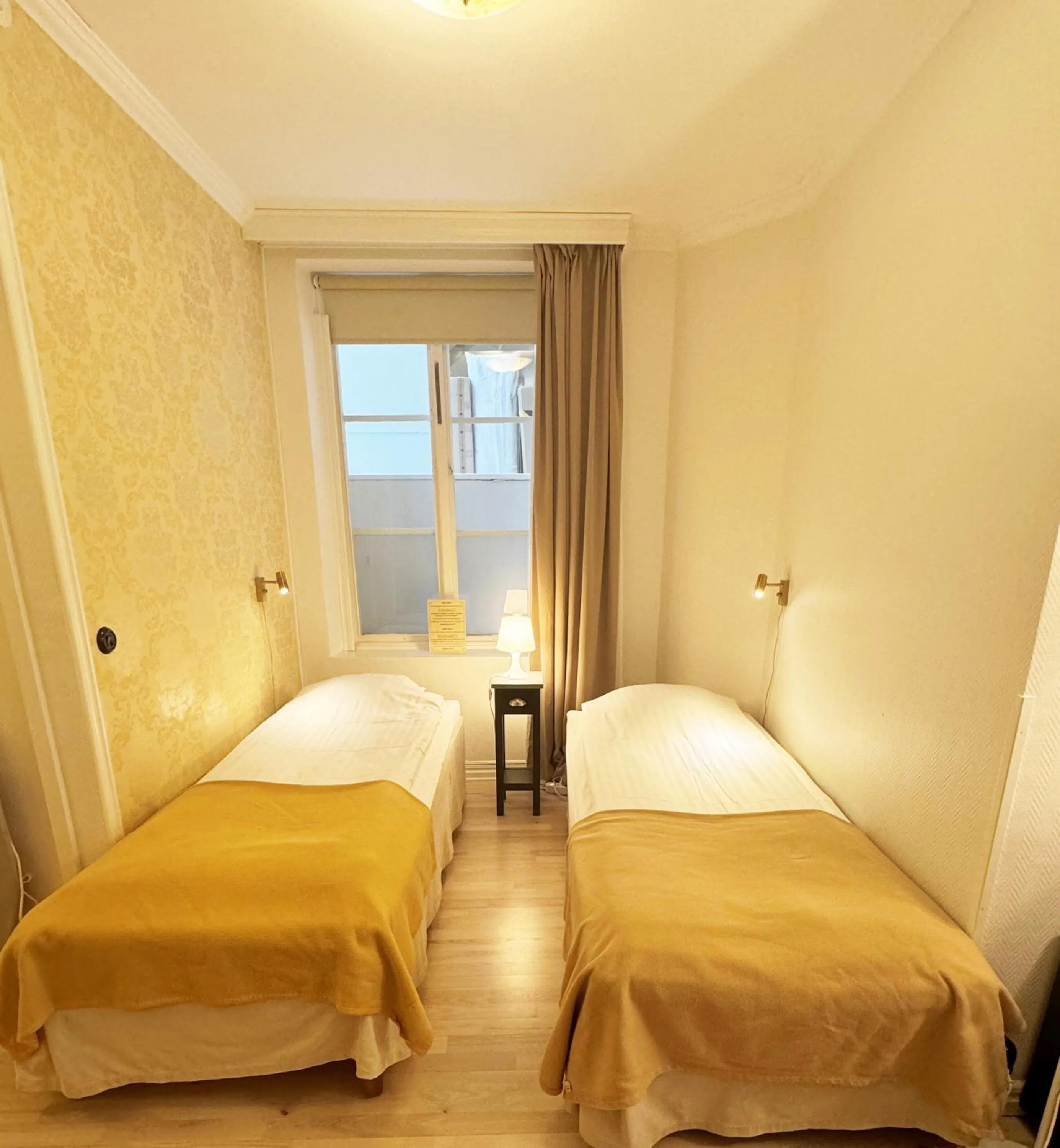 Bed in Hotel Concordia