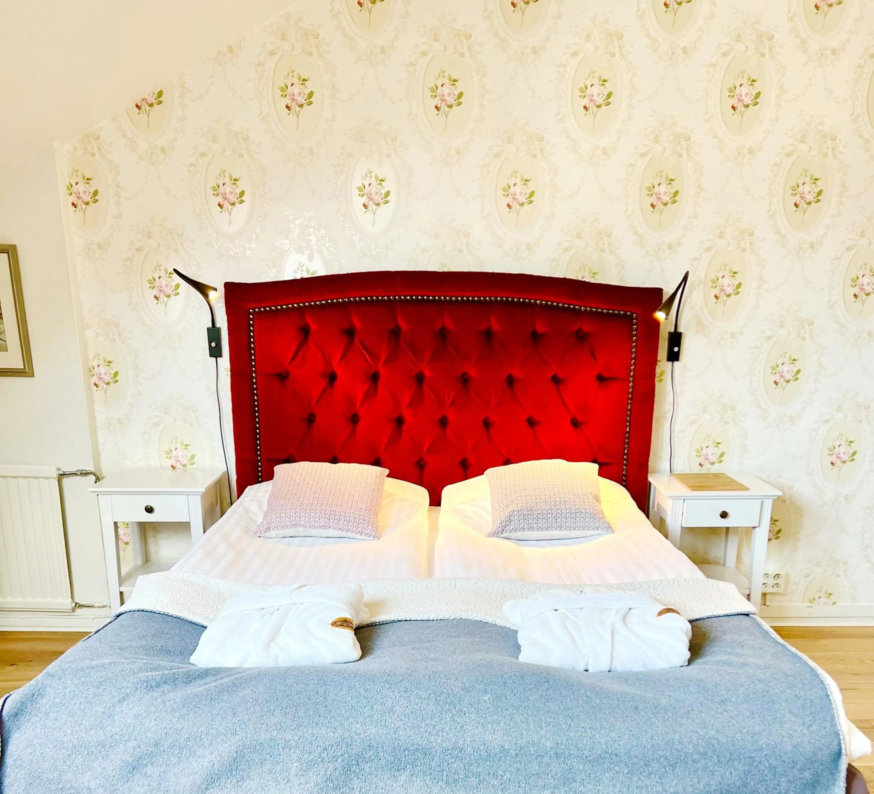 Bed in Hotel Concordia