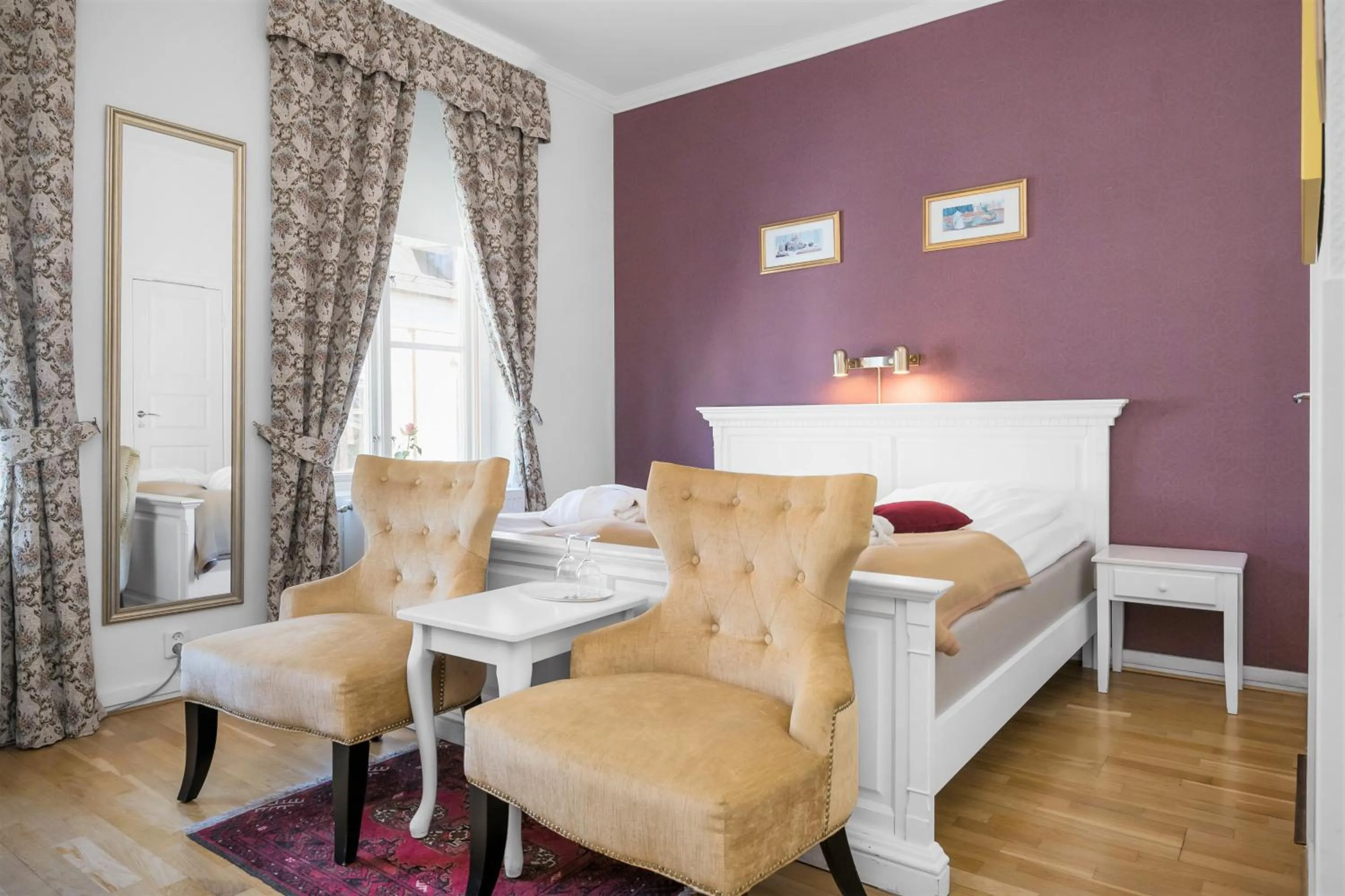 Bed in Hotel Concordia