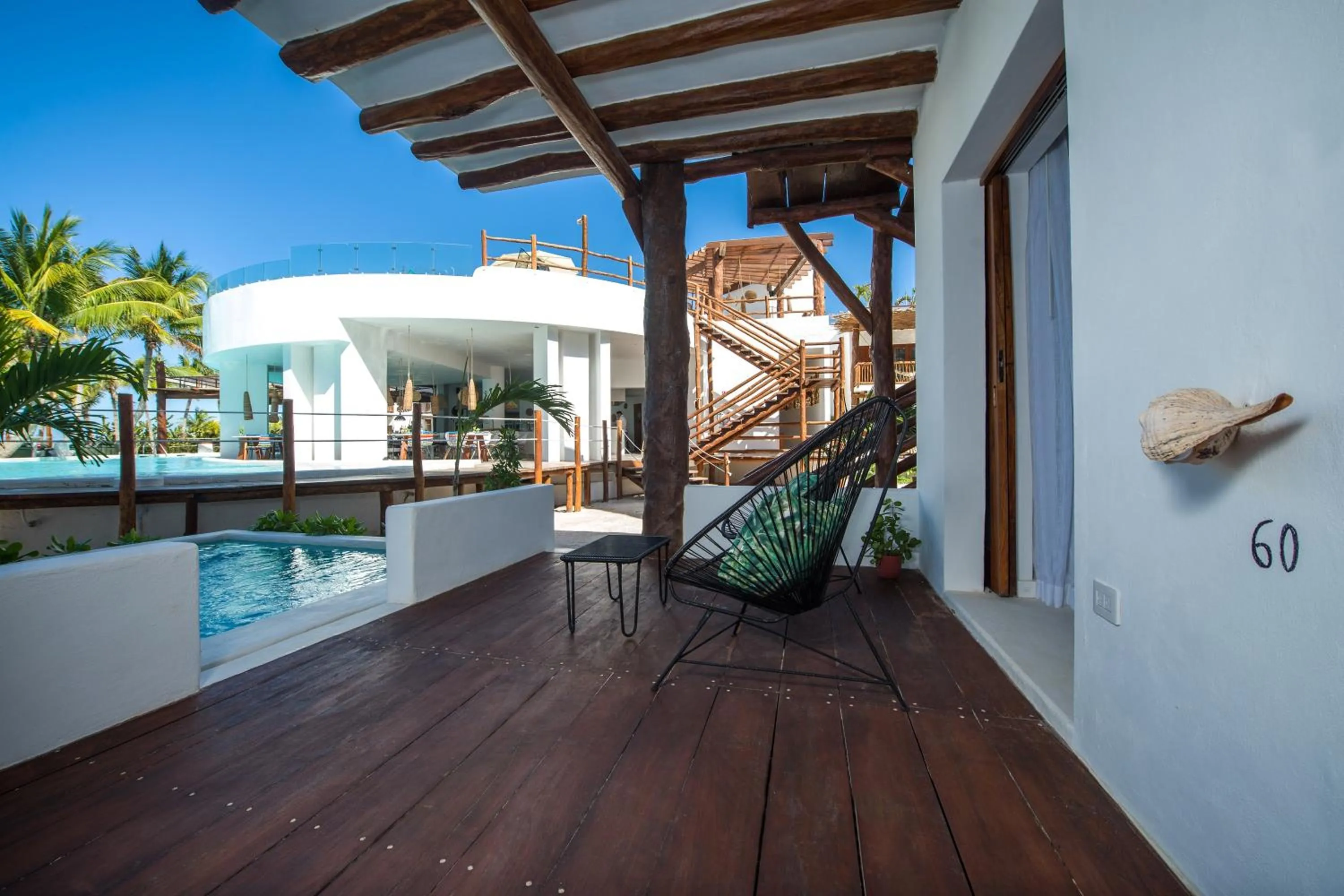 Balcony/Terrace in Villas HM Palapas del Mar