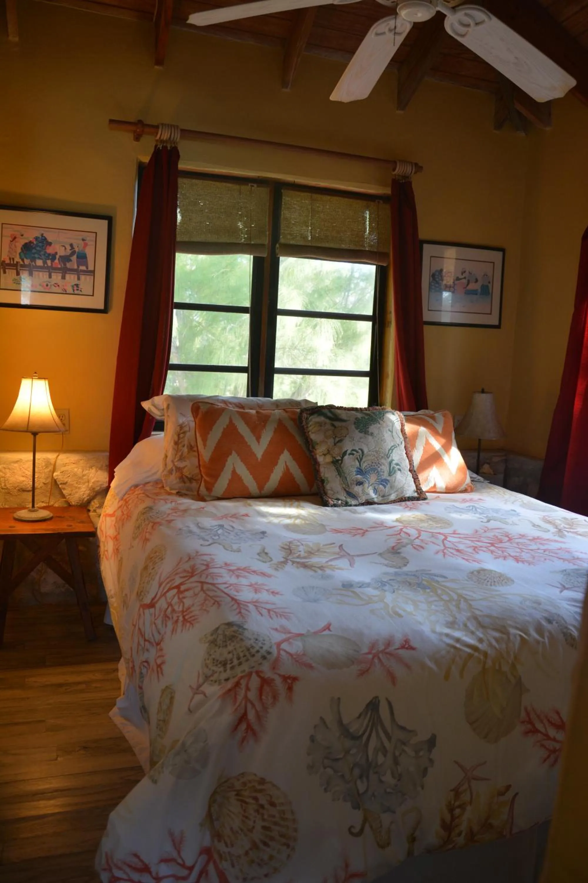 Bed in Pigeon Cay Beach Club