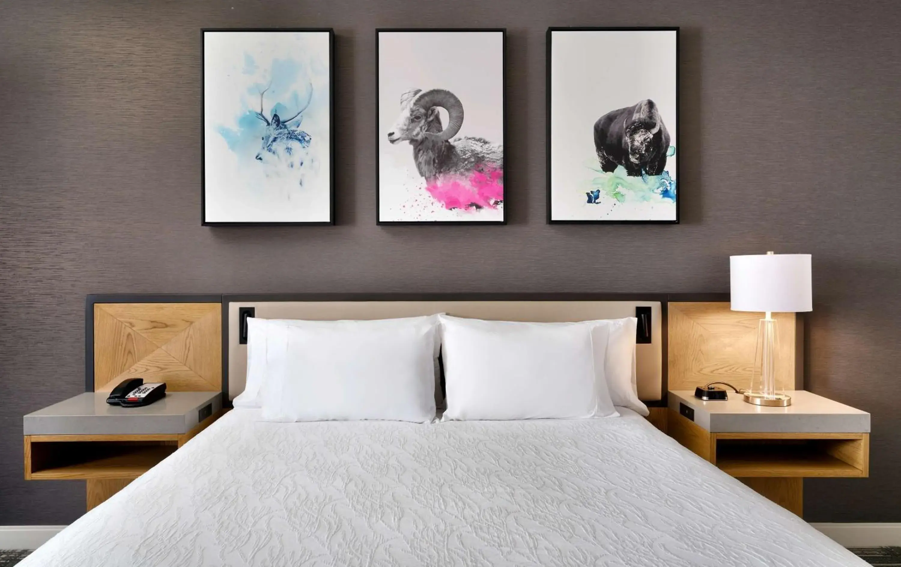 Bed in Hilton Garden Inn Bozeman Bed in Hilton Garden Inn Bozeman